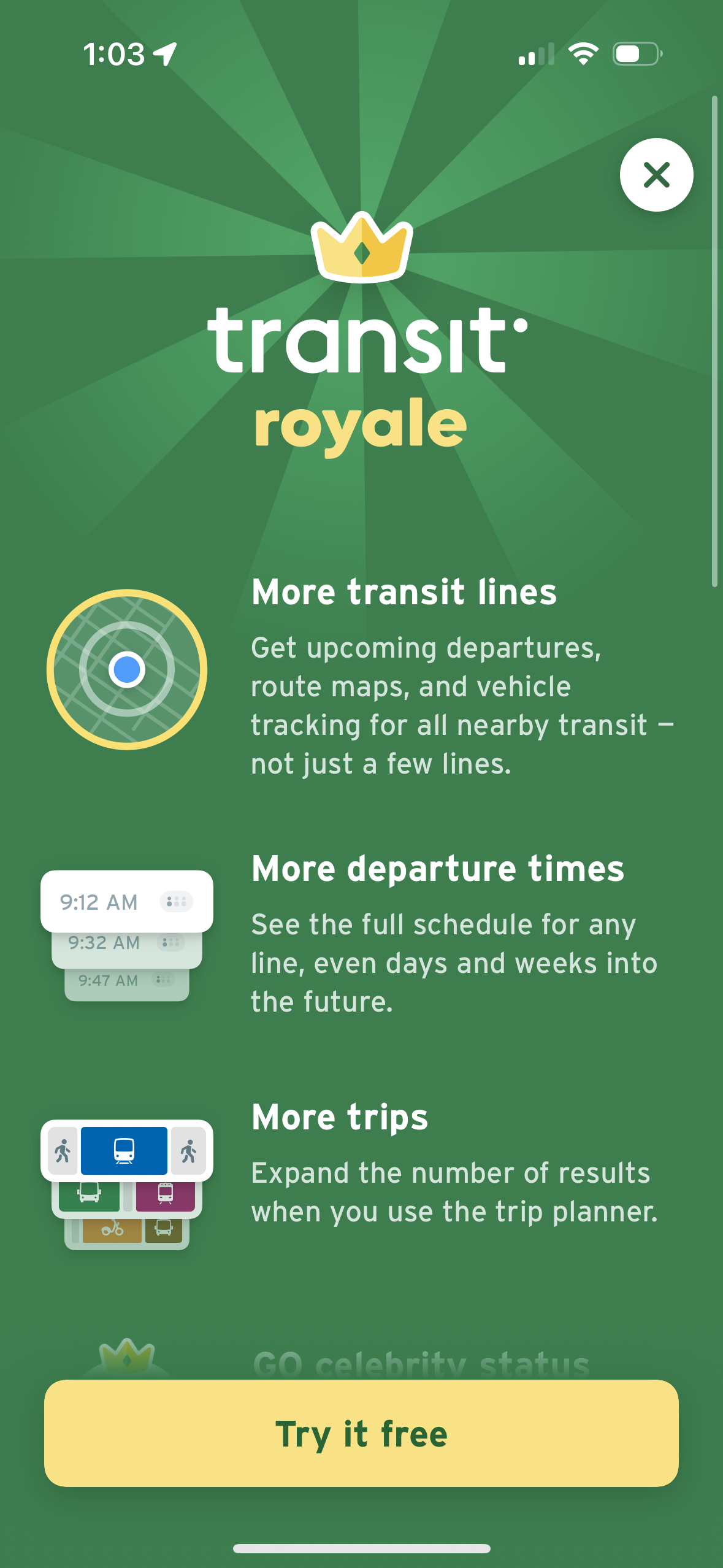 transit app screenshot 57