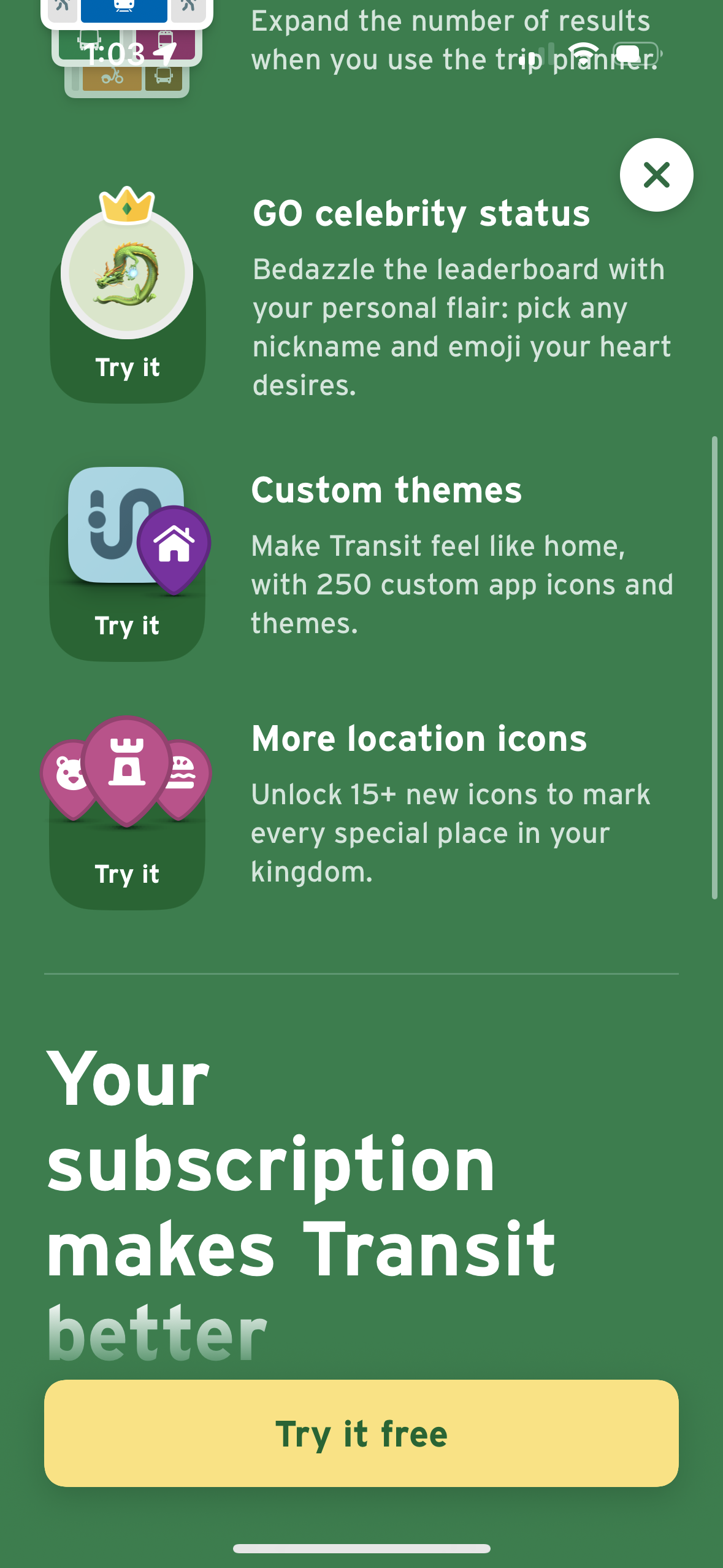 transit app screenshot 58