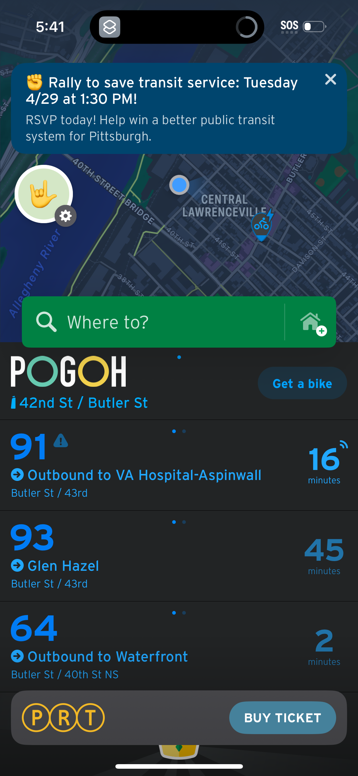 transit app screenshot 16