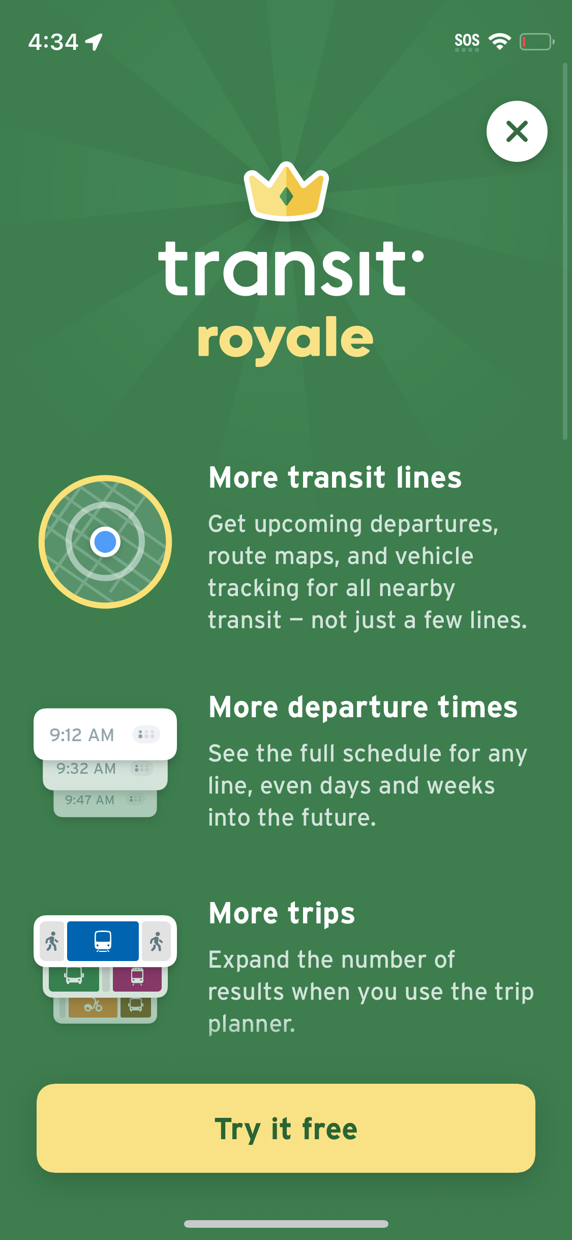 transit app screenshot 60