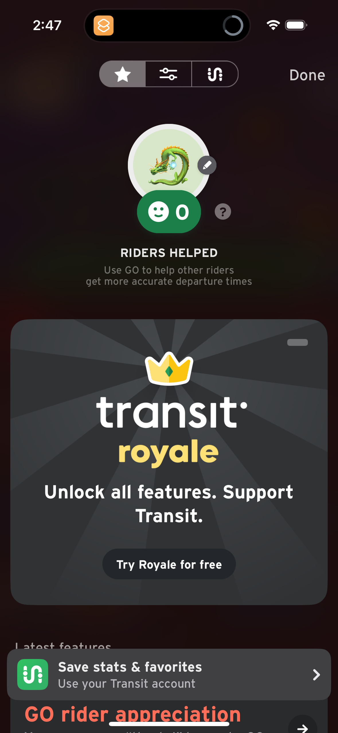 transit app screenshot 53