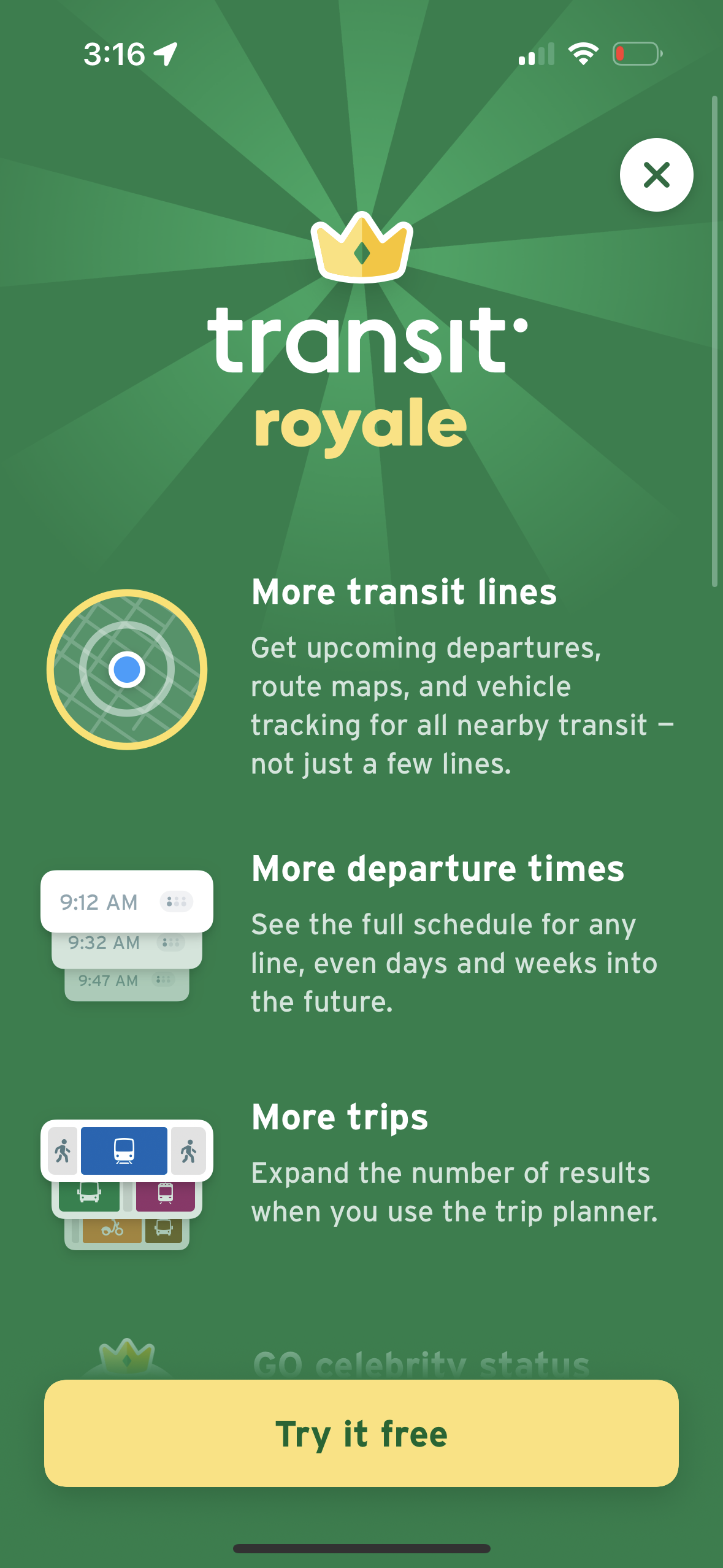 transit app screenshot 34