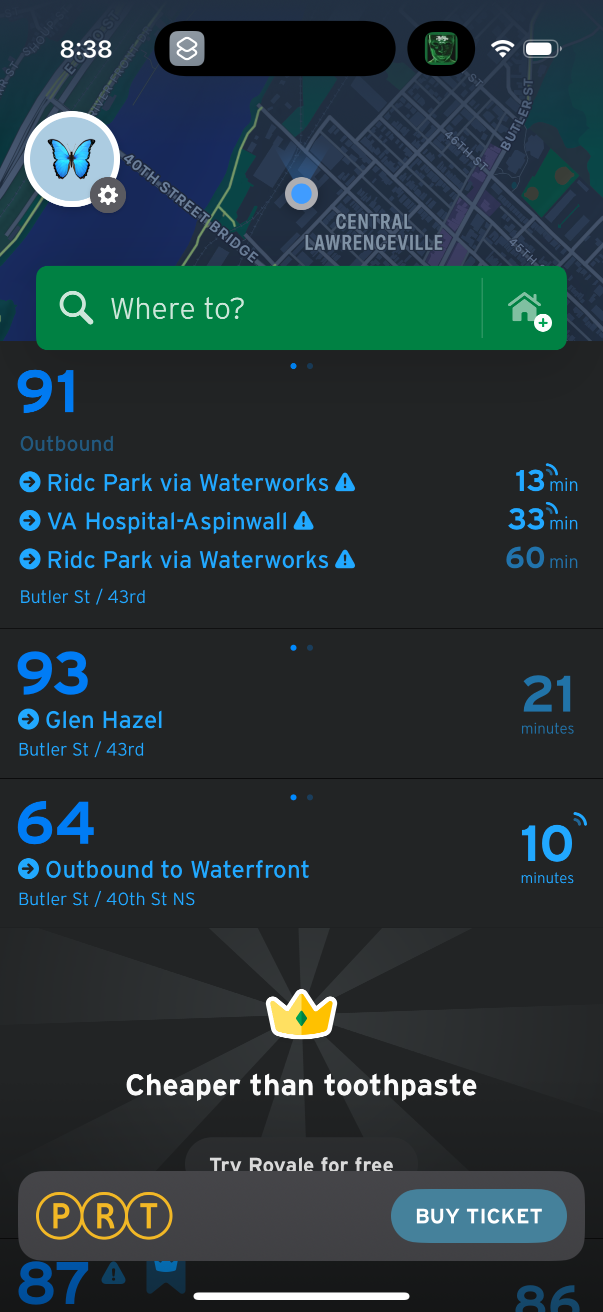 transit app screenshot 18