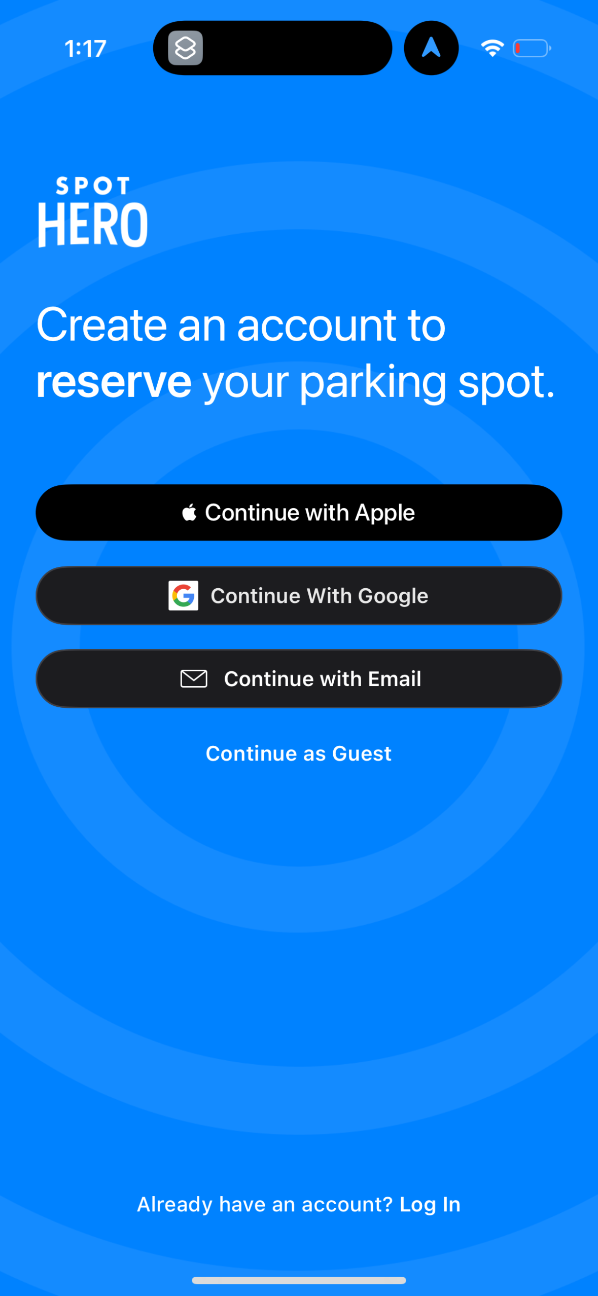 spothero app screenshot 10