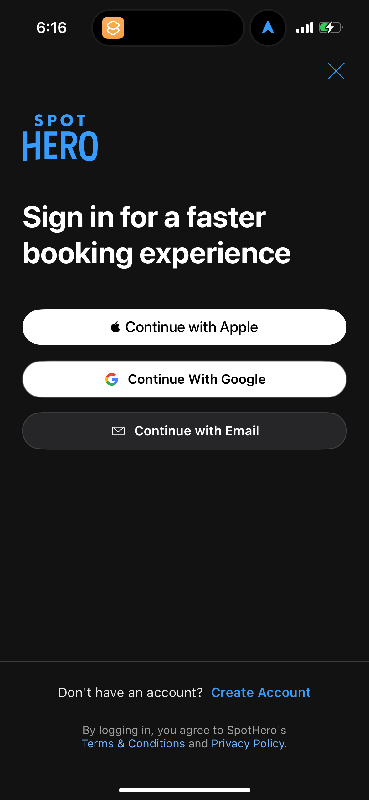 spothero app screenshot 17