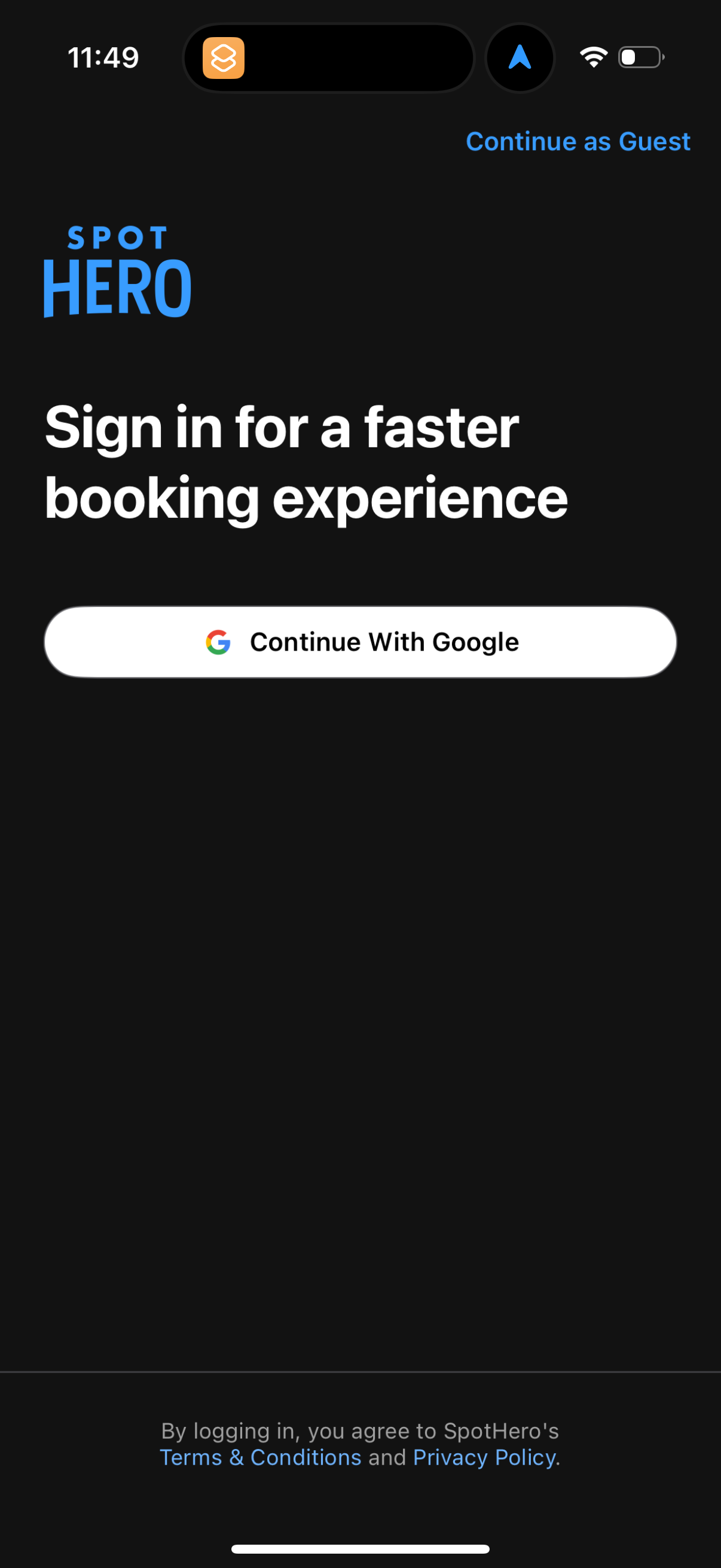 spothero app screenshot 9