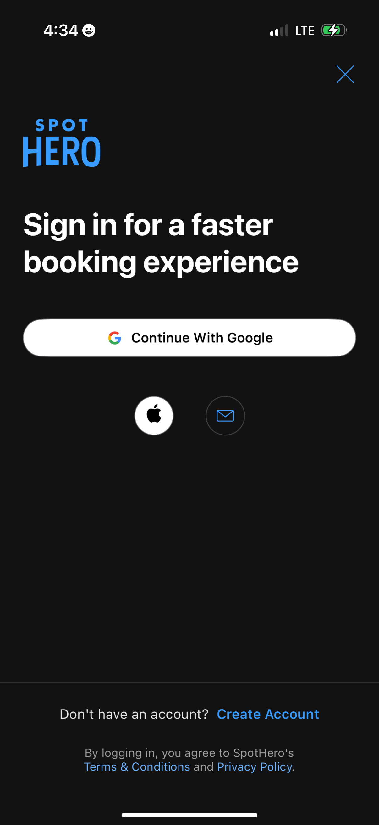 spothero app screenshot 8