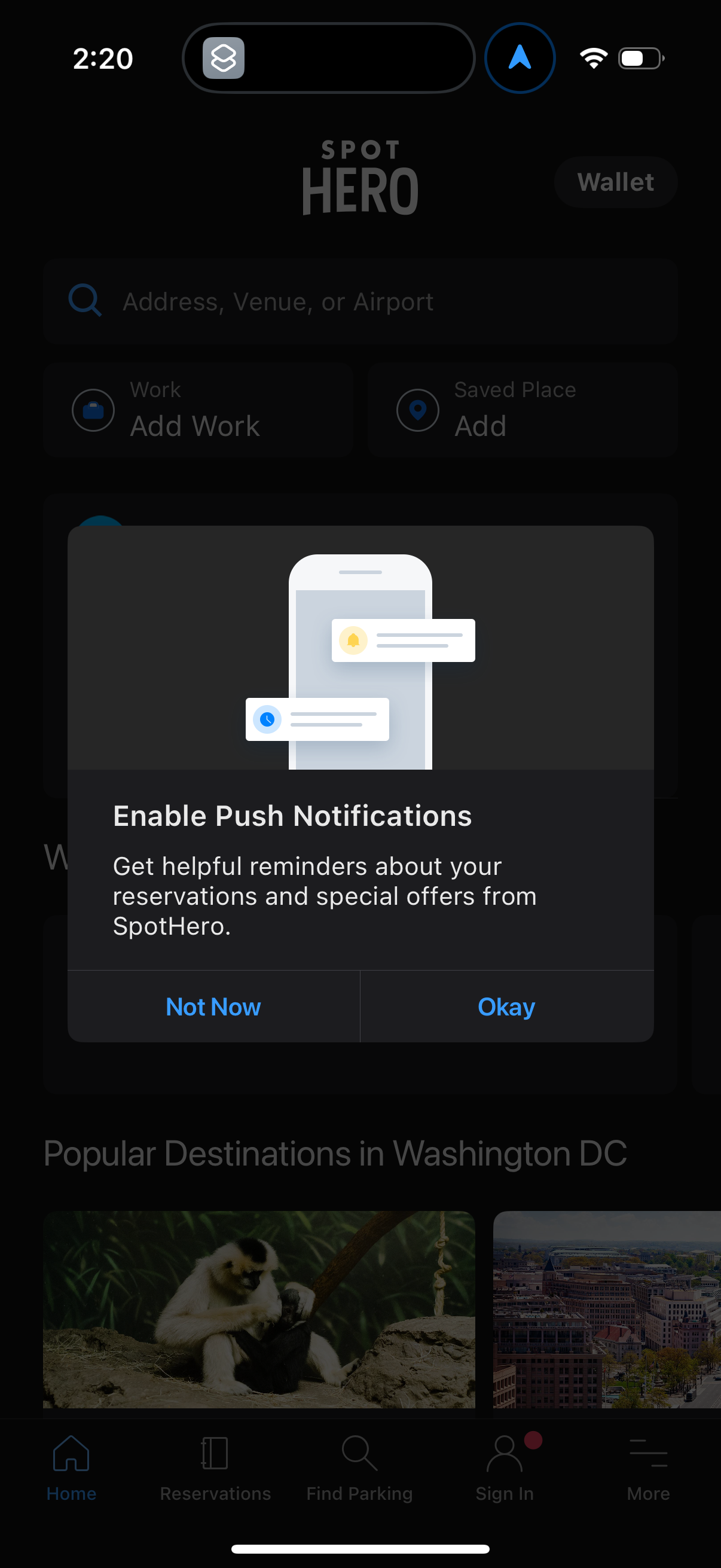 spothero app screenshot 7