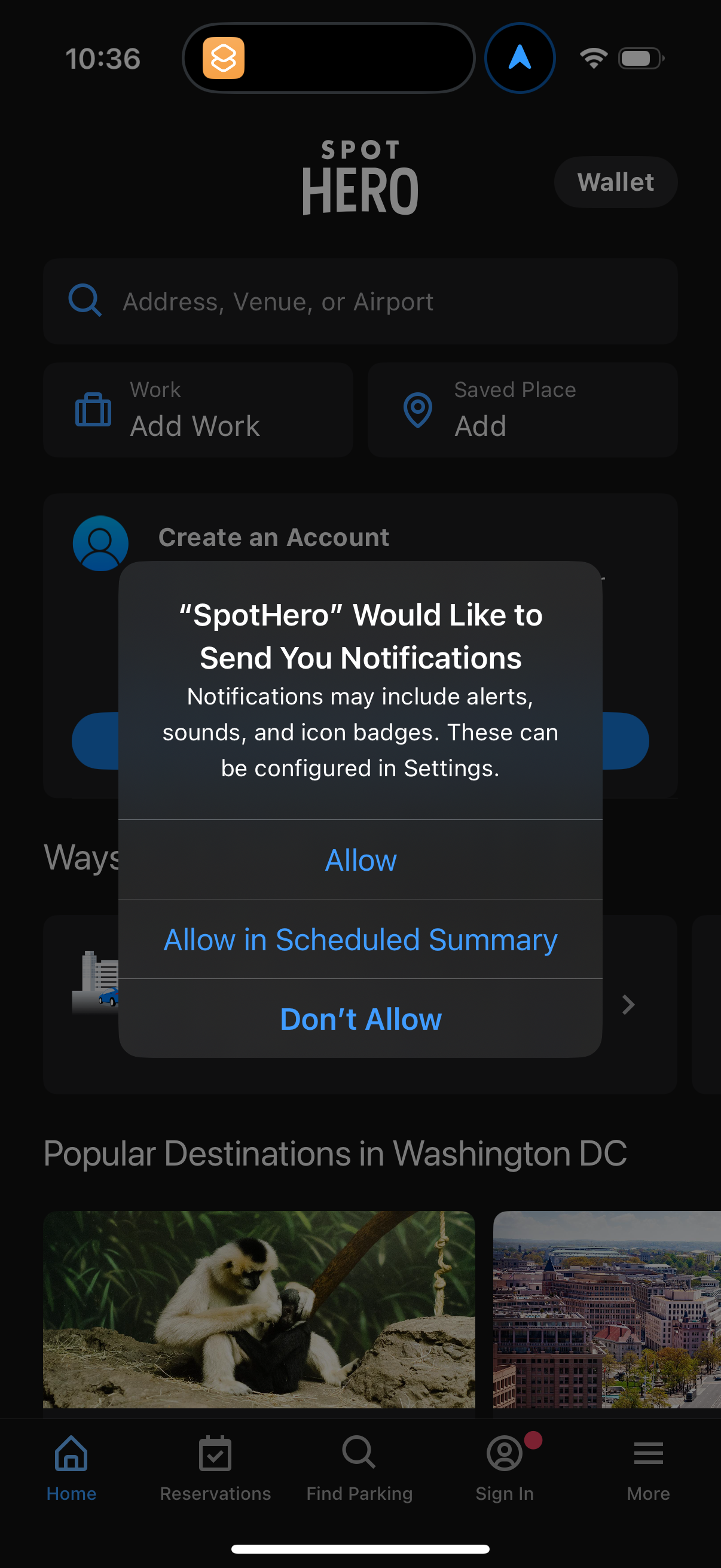 spothero app screenshot 4