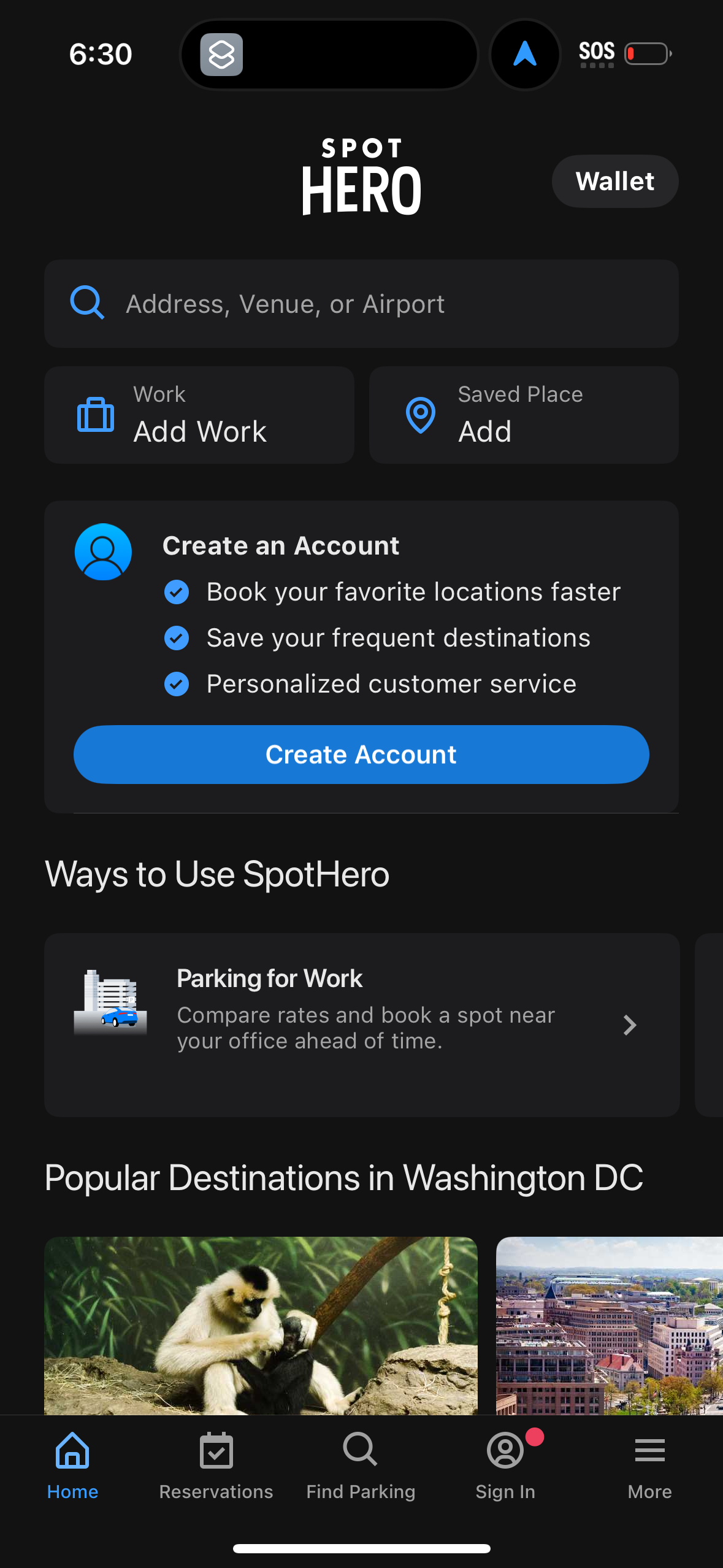 spothero app screenshot 6