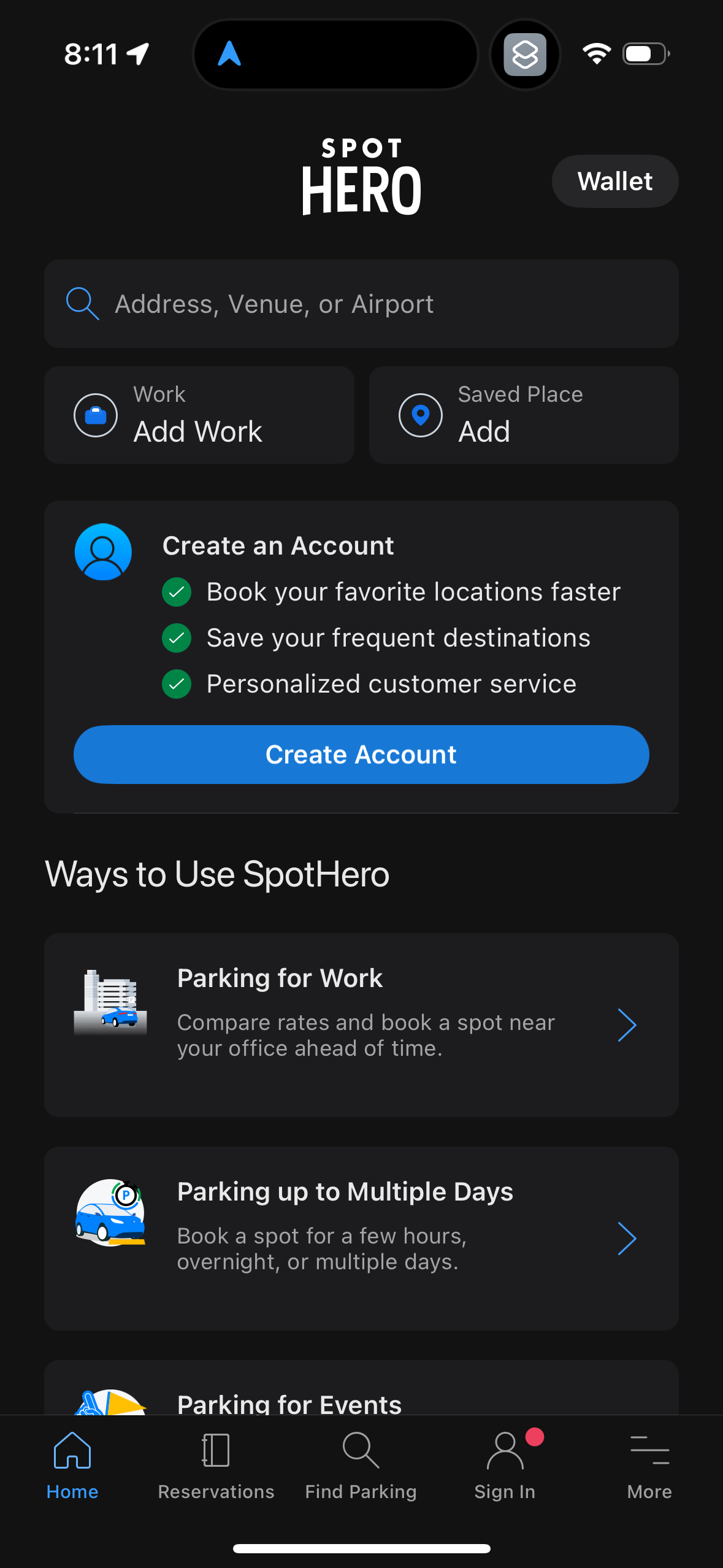 spothero app screenshot 24