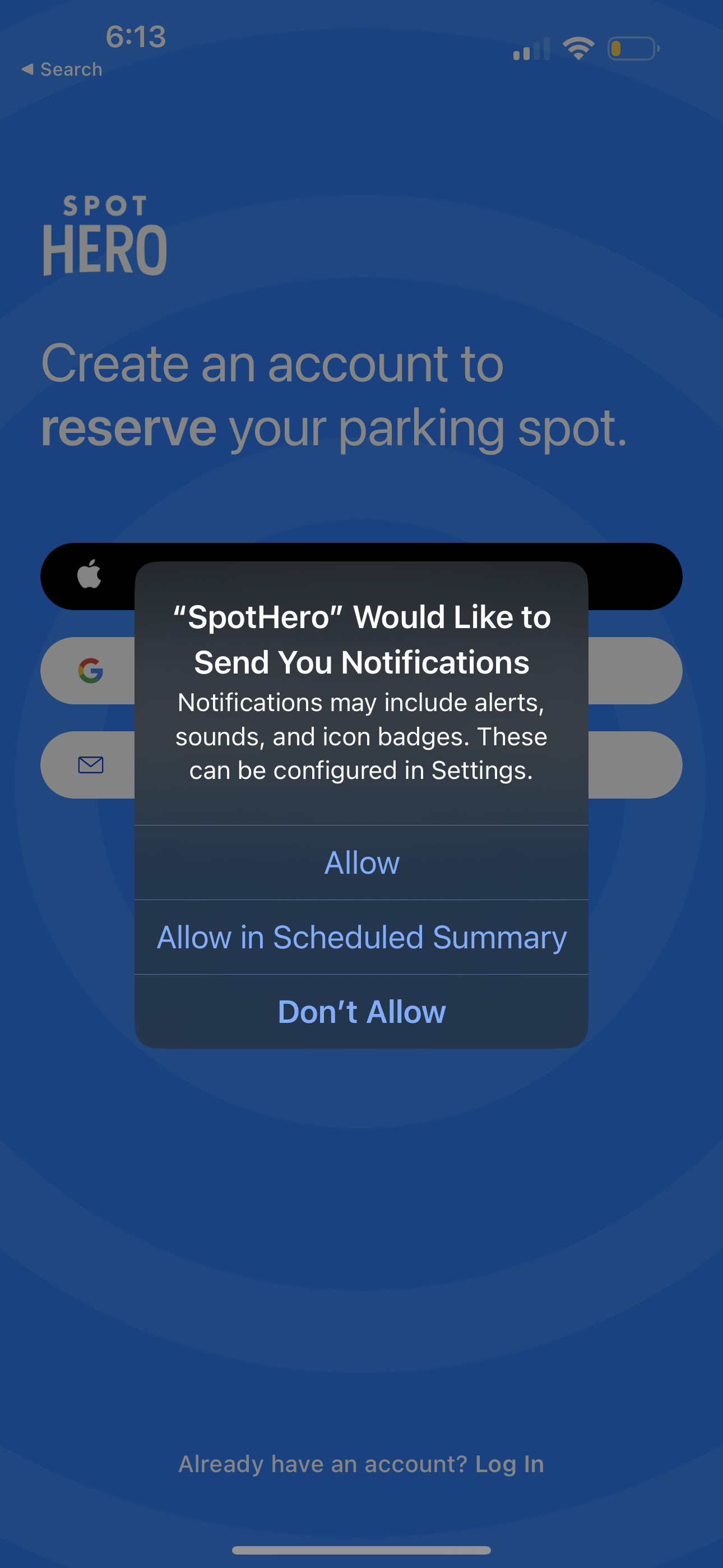 spothero app screenshot 35