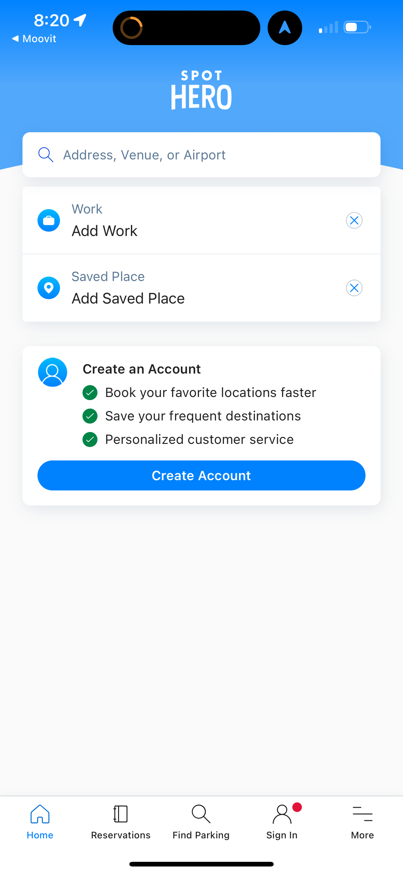 spothero app screenshot 33