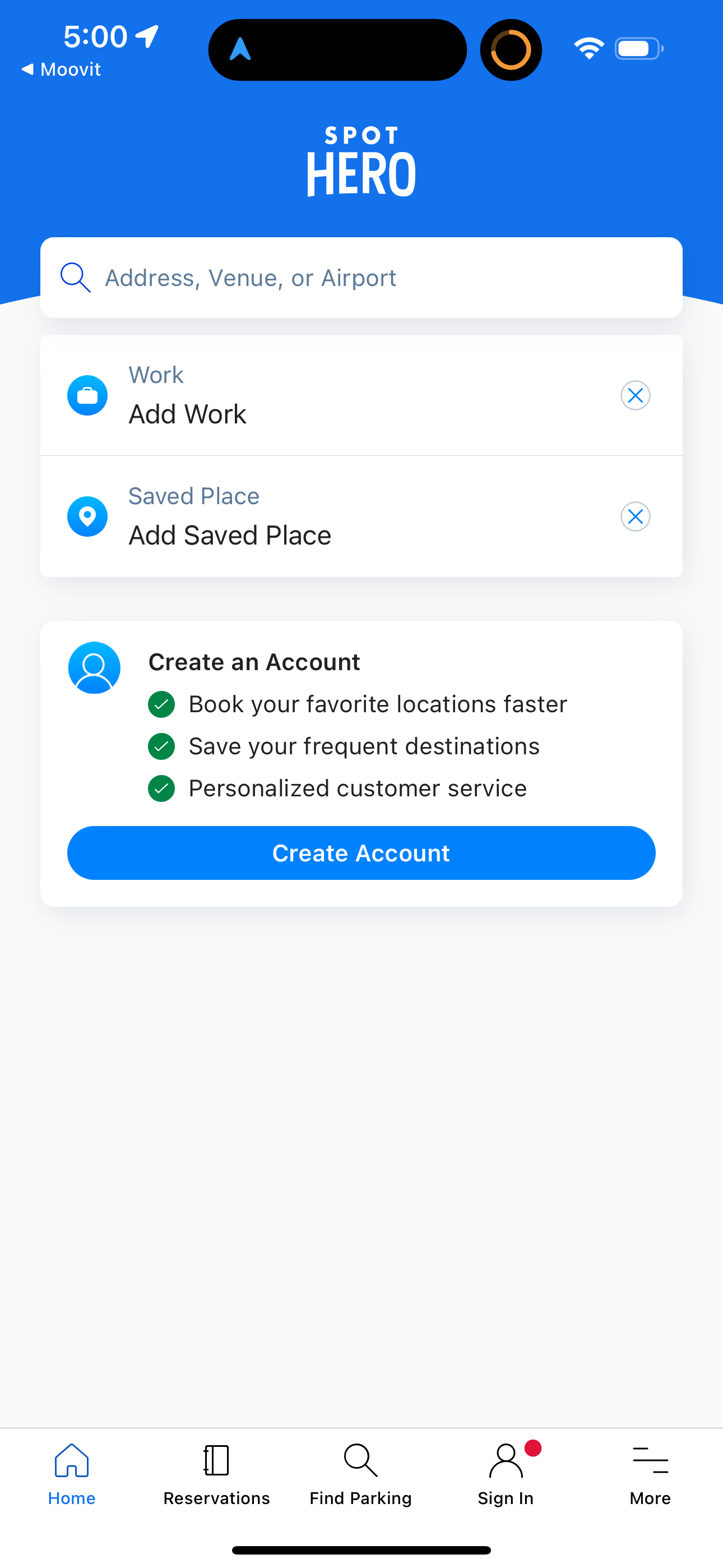 spothero app screenshot 31