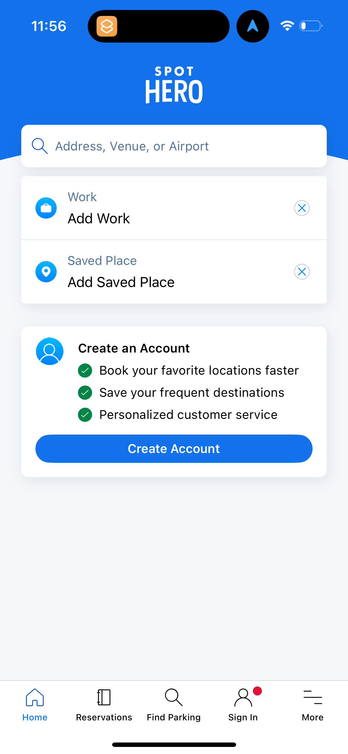 spothero app screenshot 29