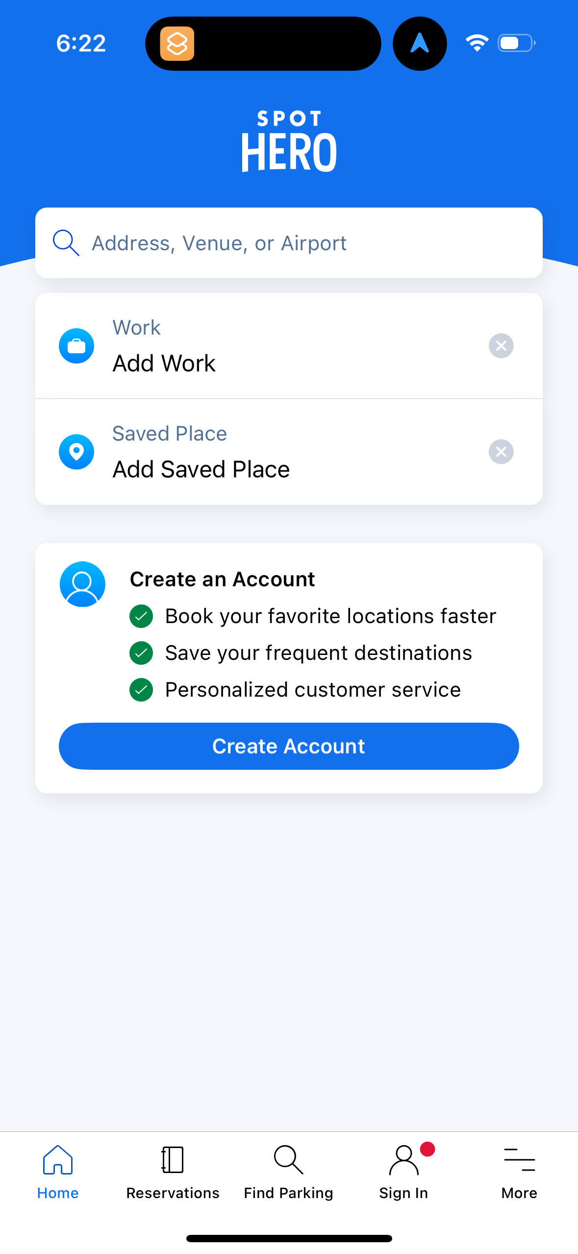 spothero app screenshot 28