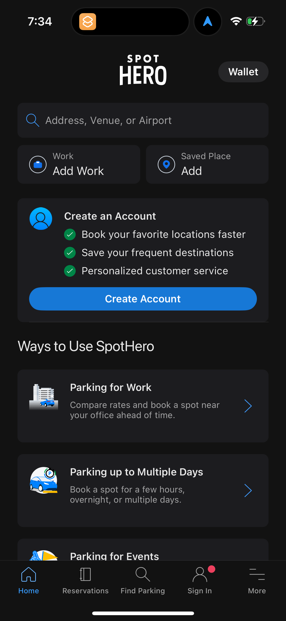 spothero app screenshot 23