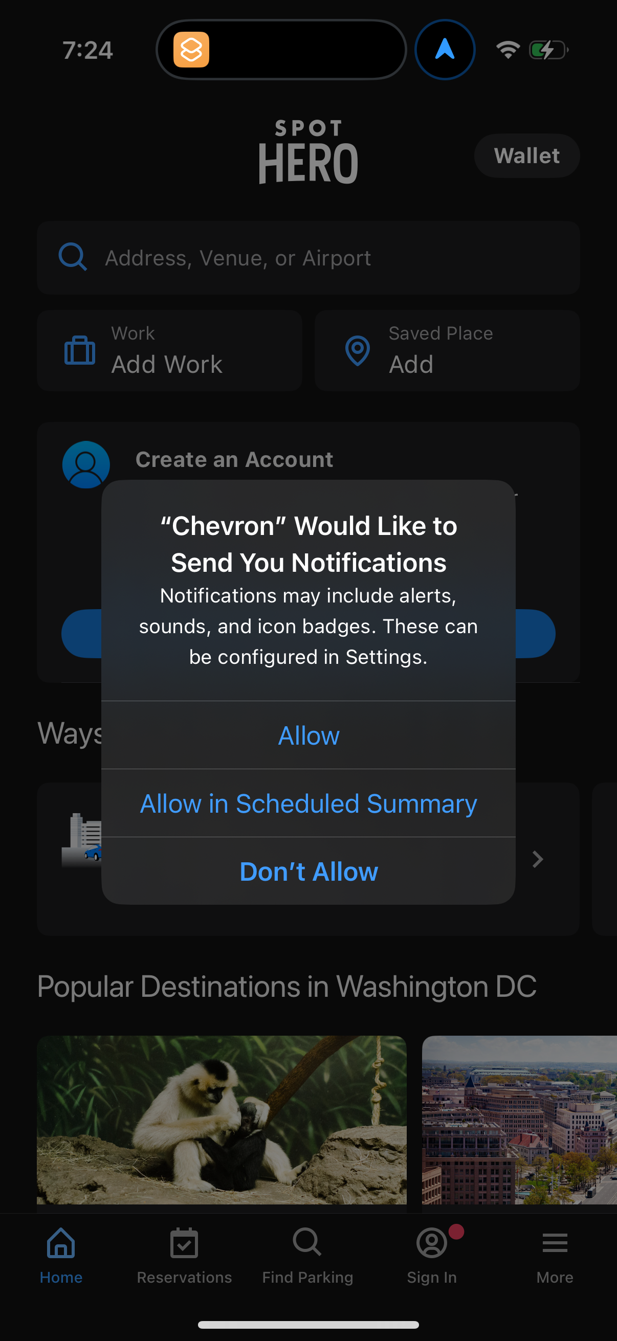 spothero app screenshot 3