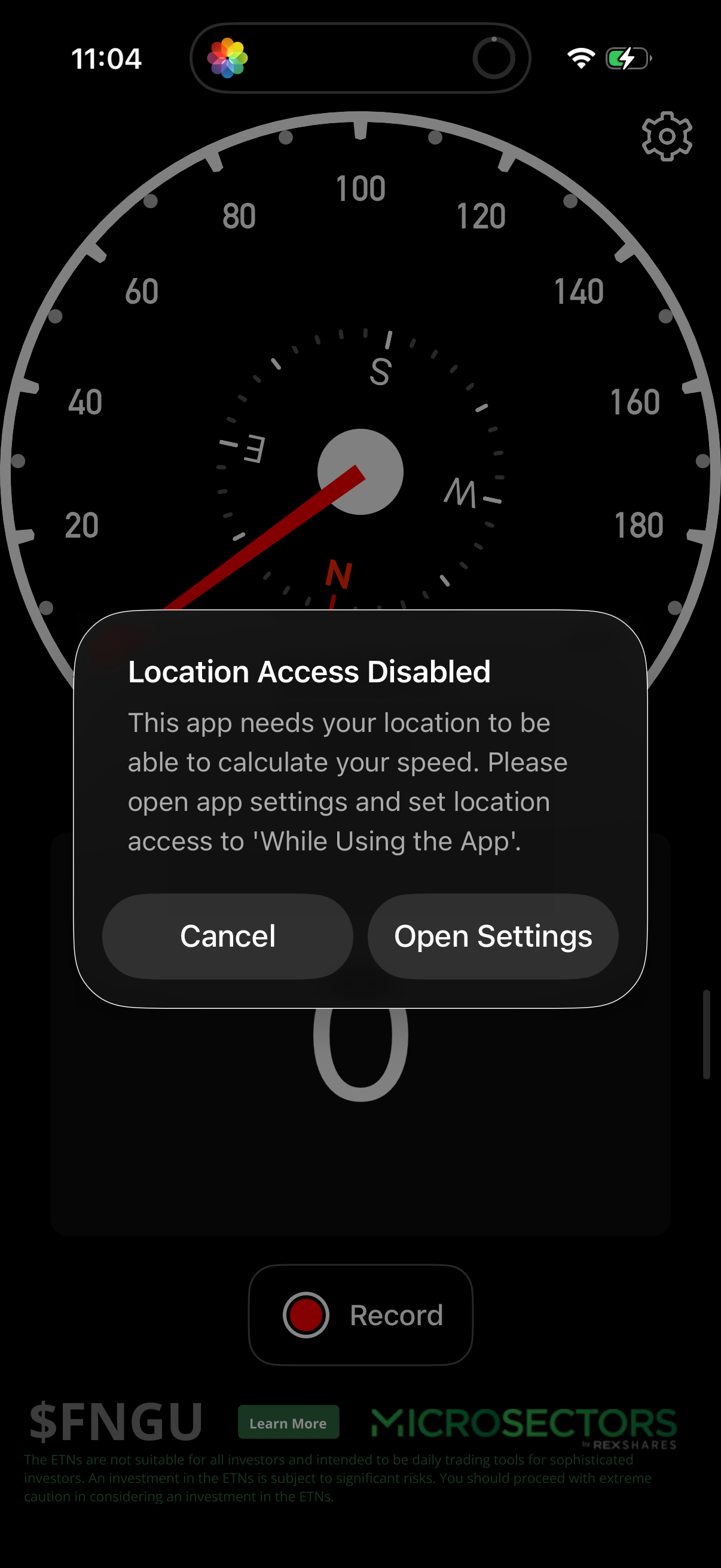 speedometer app screenshot 1