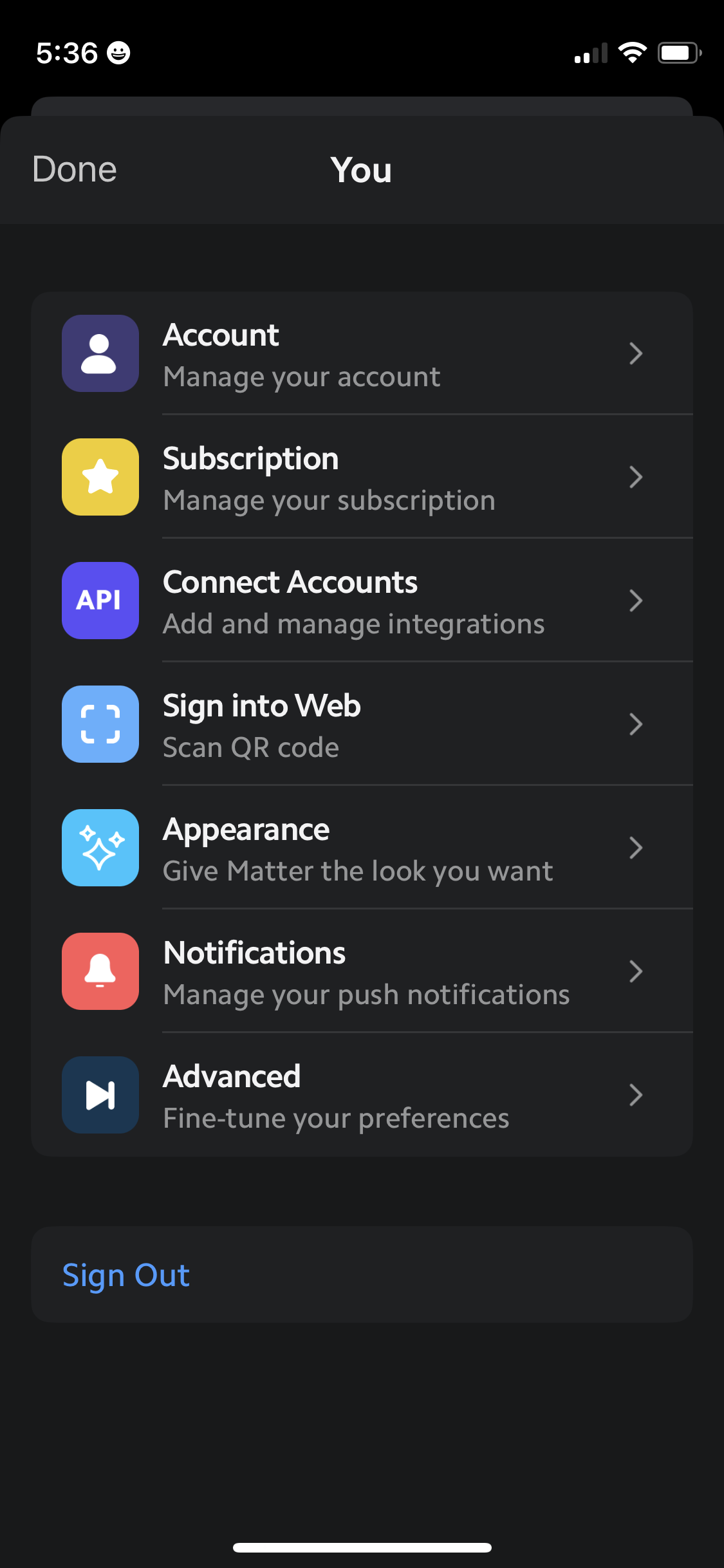 matter app screenshot 34