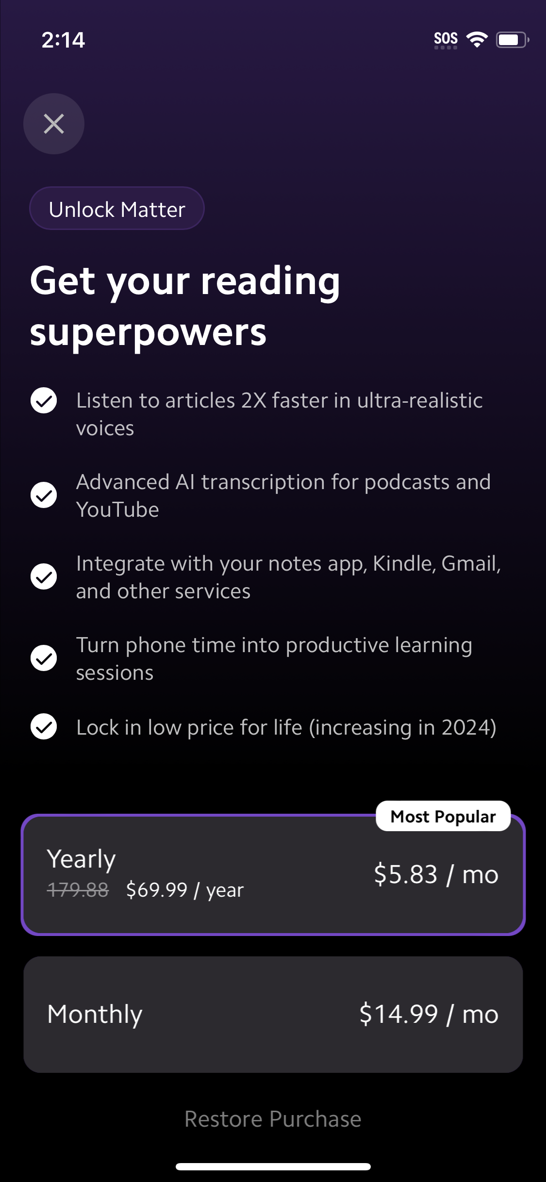 matter app screenshot 48
