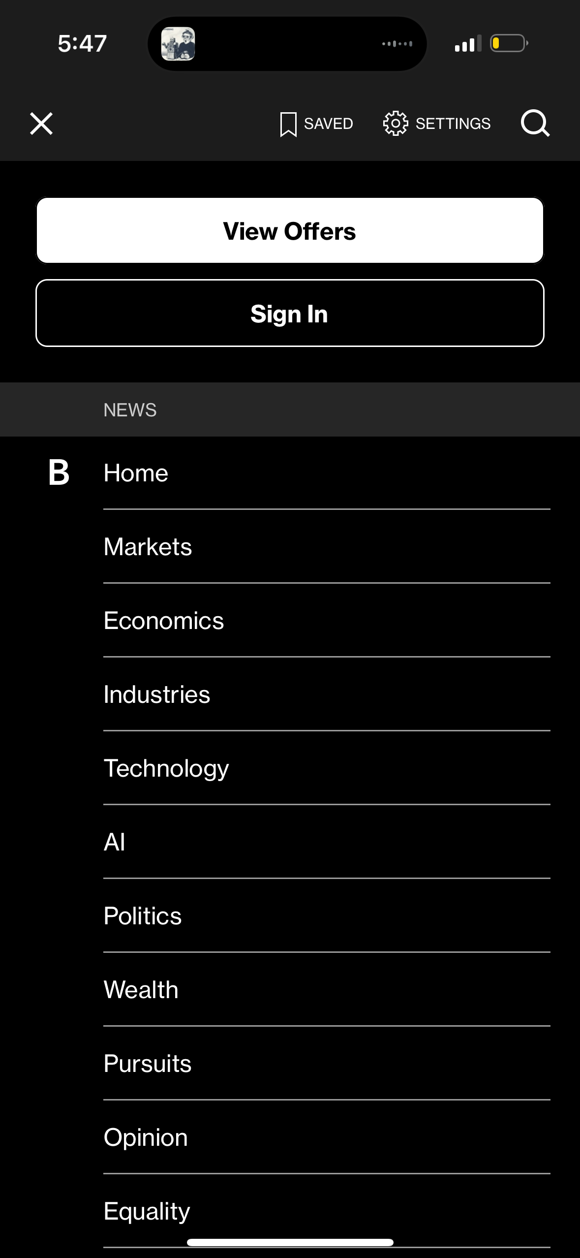 bloomberg app screenshot 13