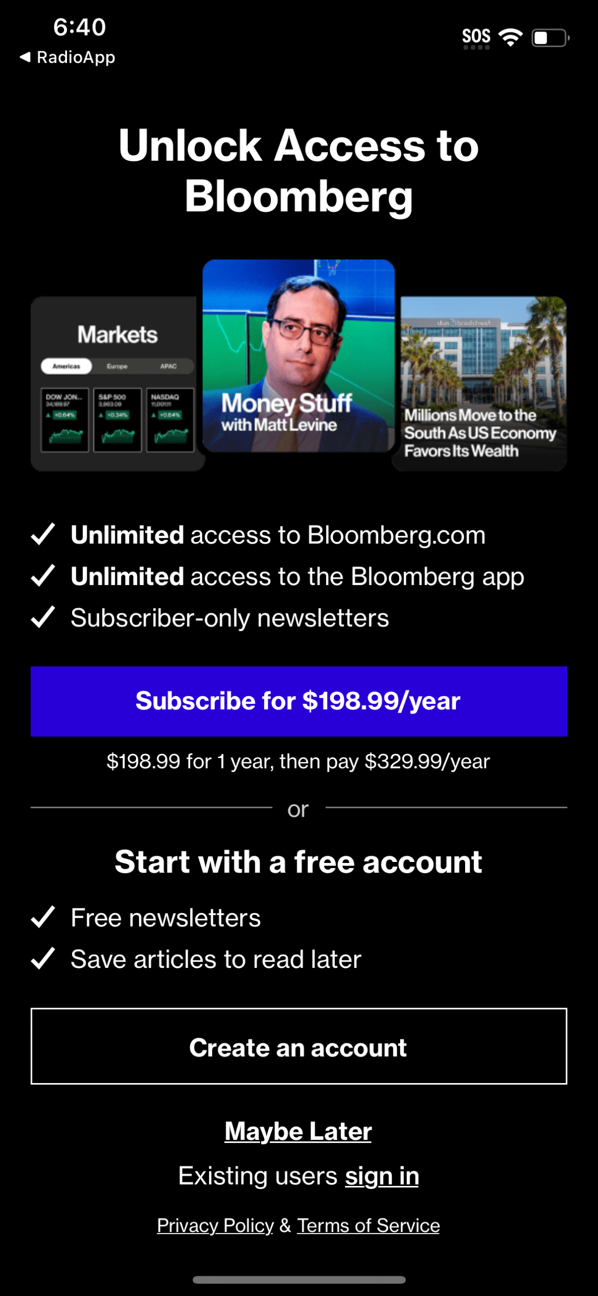bloomberg app screenshot 12
