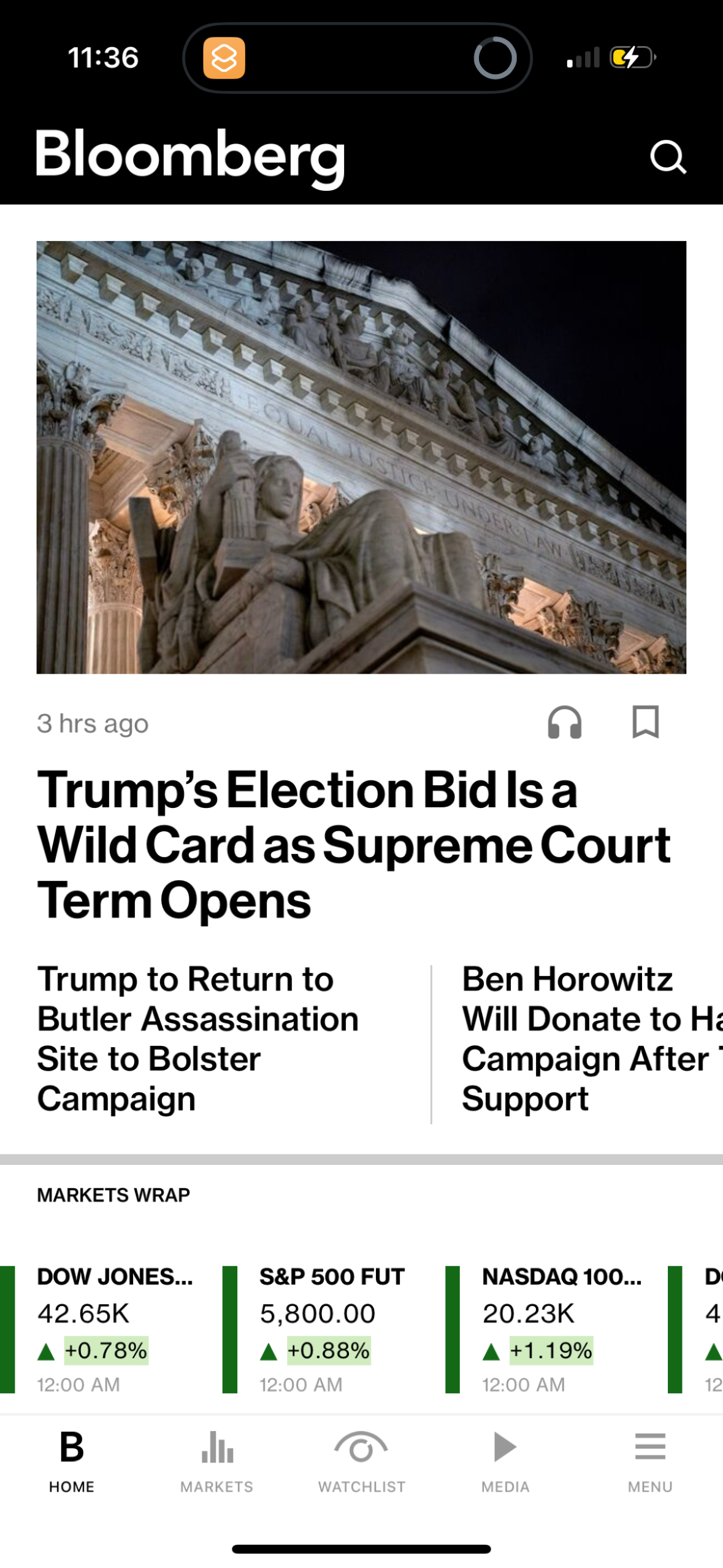 bloomberg app screenshot 8