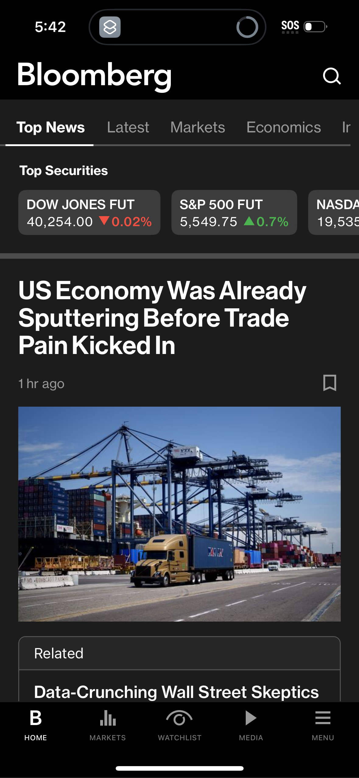 bloomberg app screenshot 3