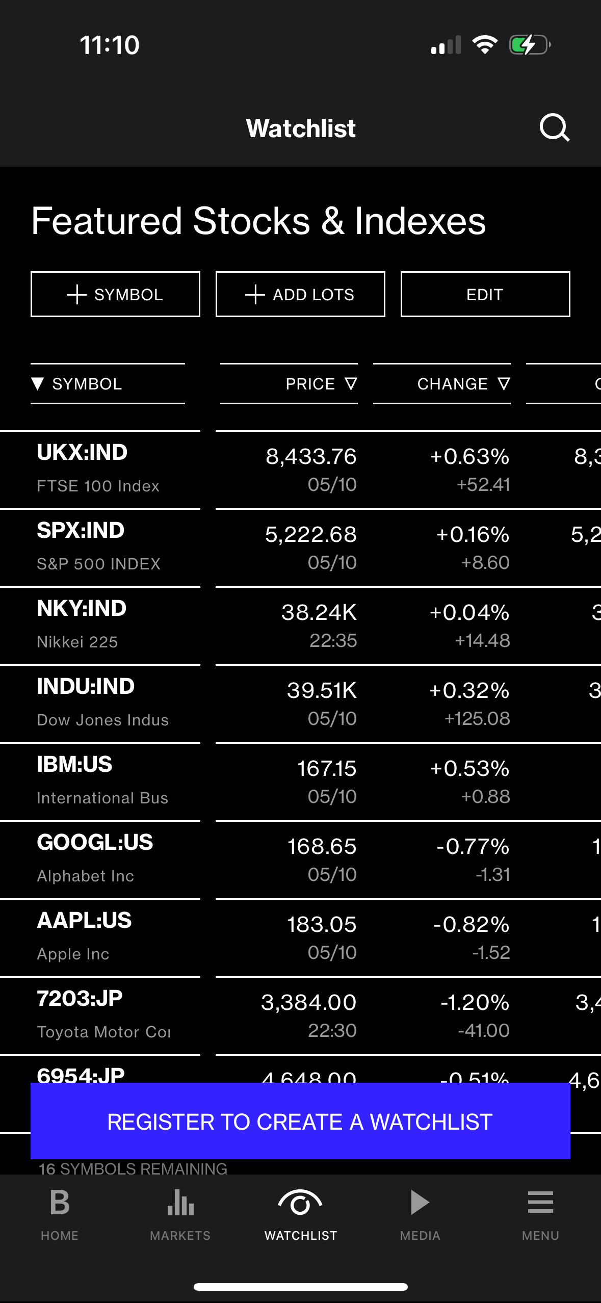 bloomberg app screenshot 20