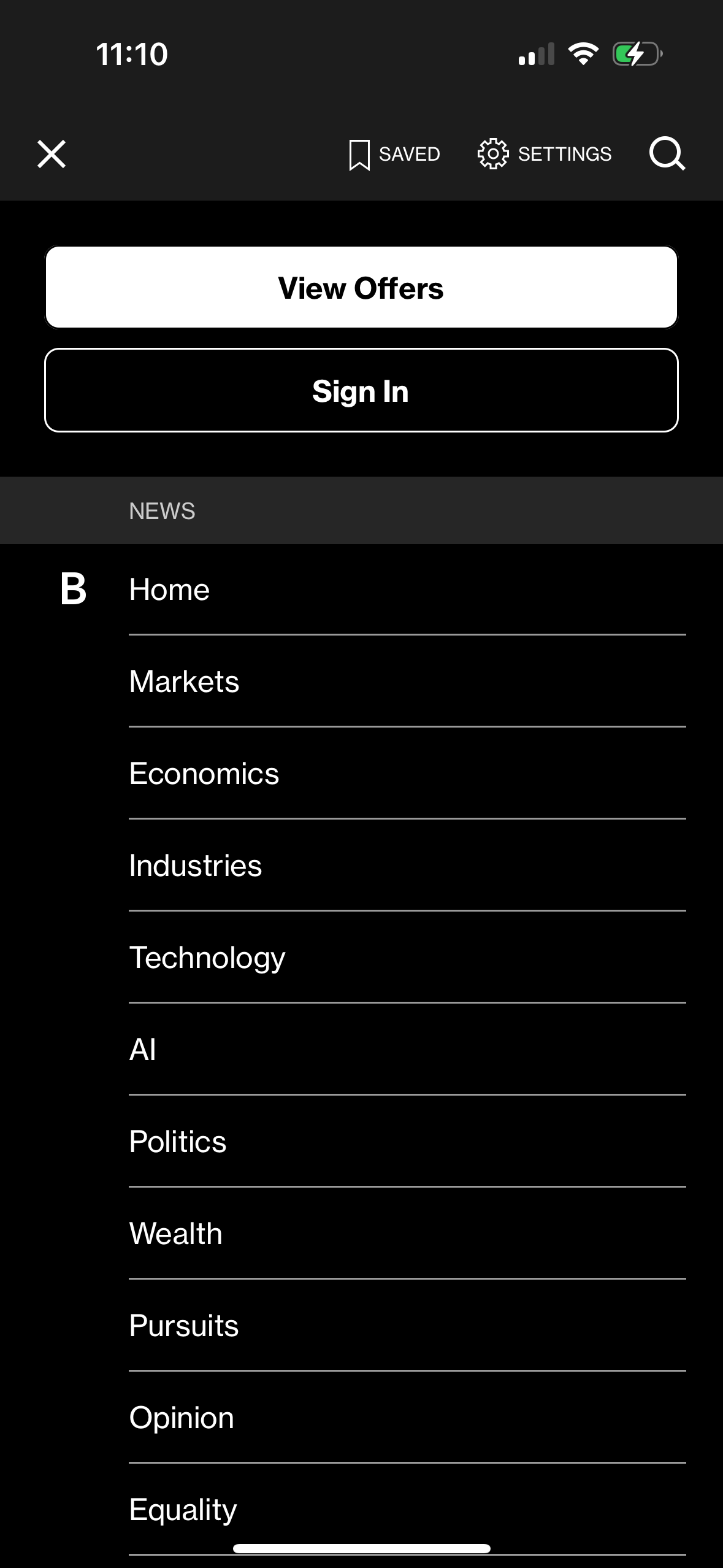 bloomberg app screenshot 19