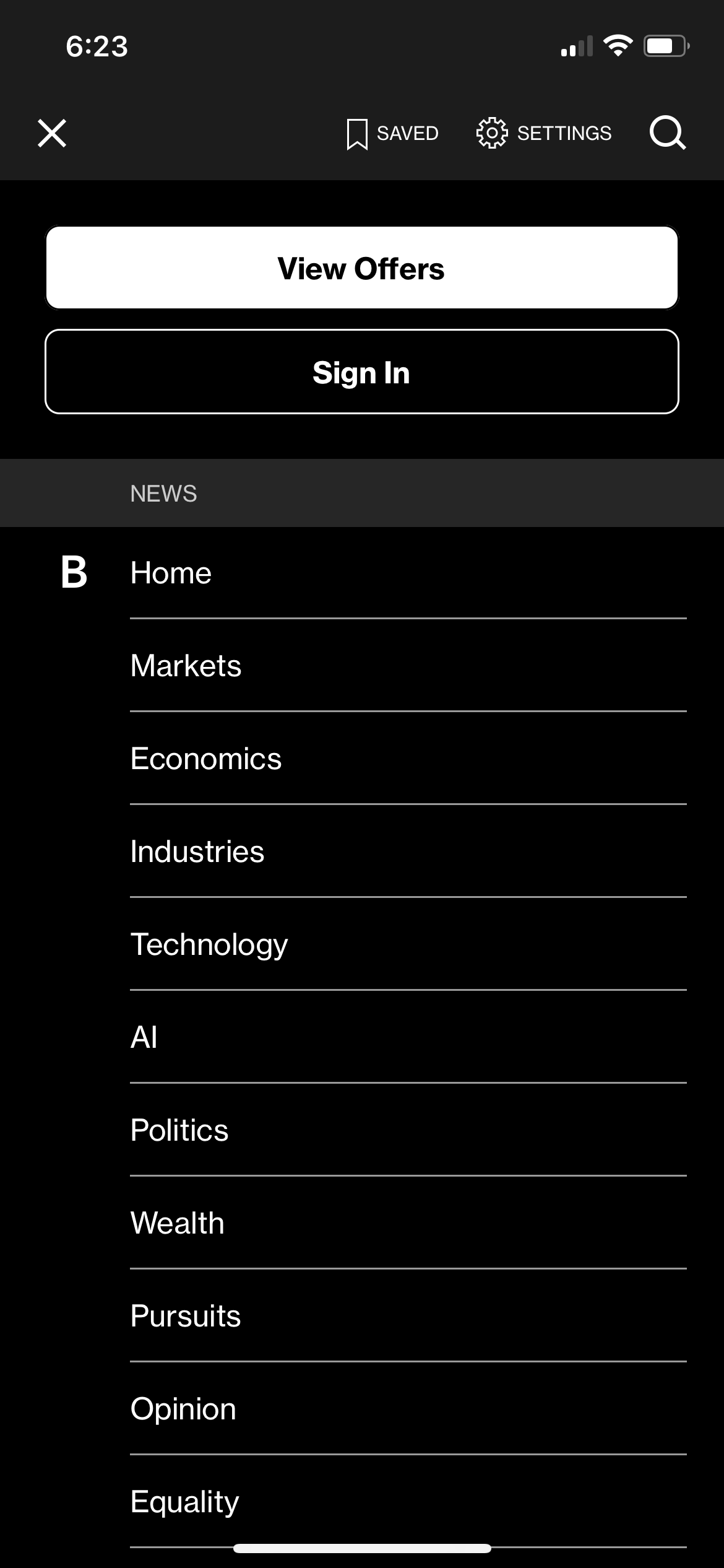 bloomberg app screenshot 14