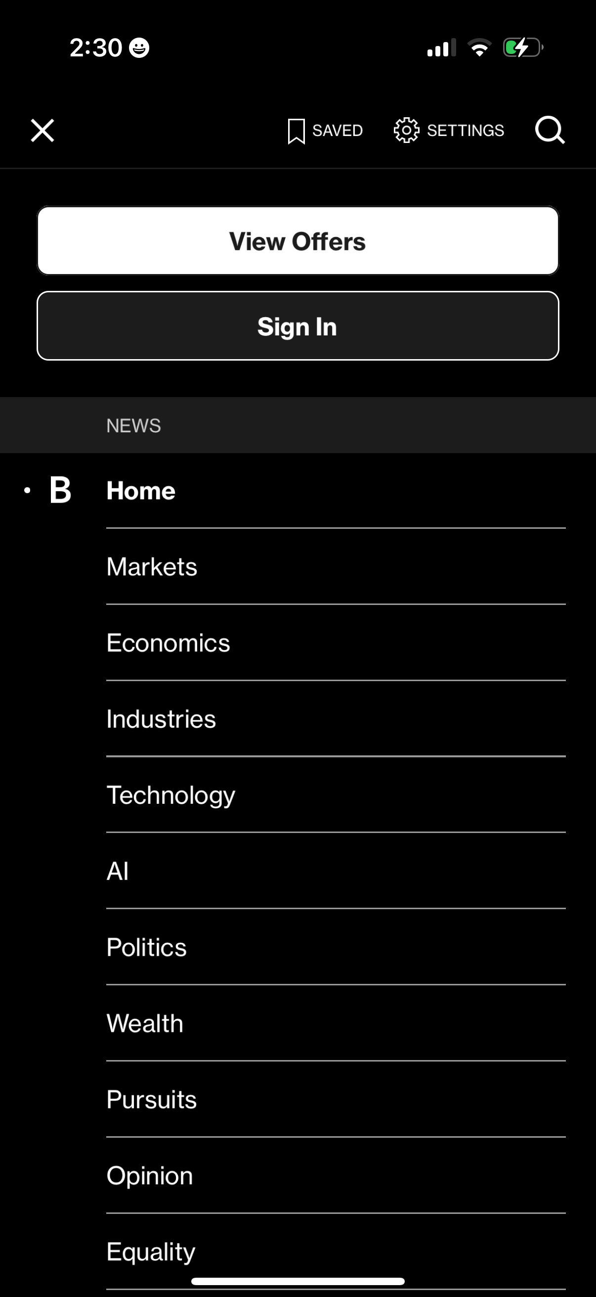 bloomberg app screenshot 10