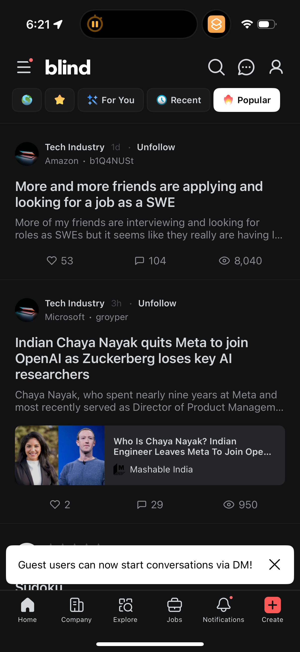 blind app screenshot 14