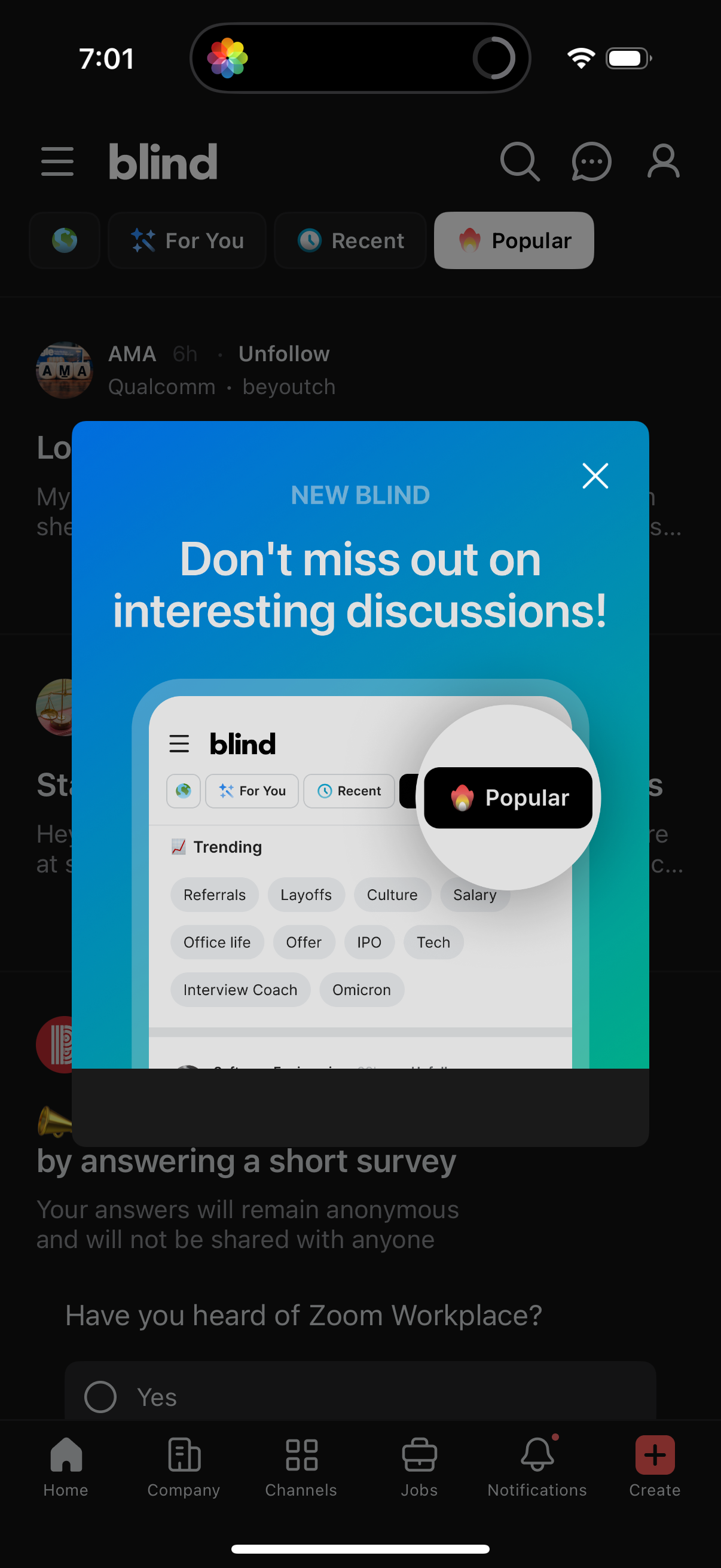 blind app screenshot 29