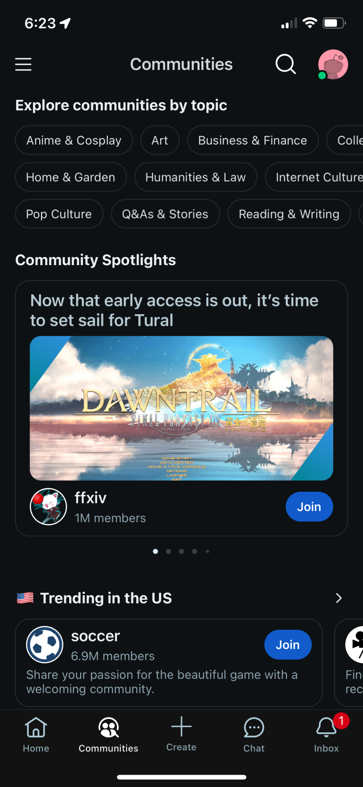 reddit app screenshot 11