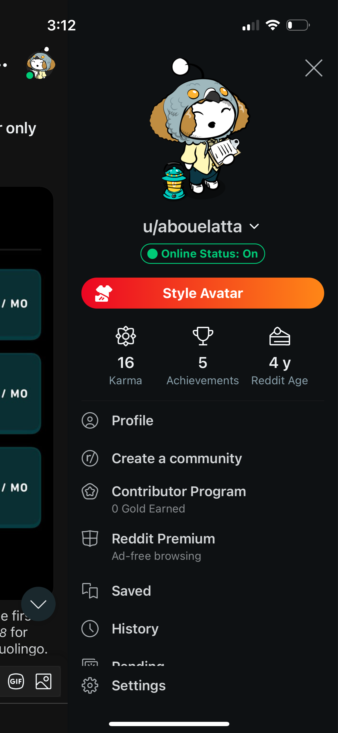 reddit app screenshot 9