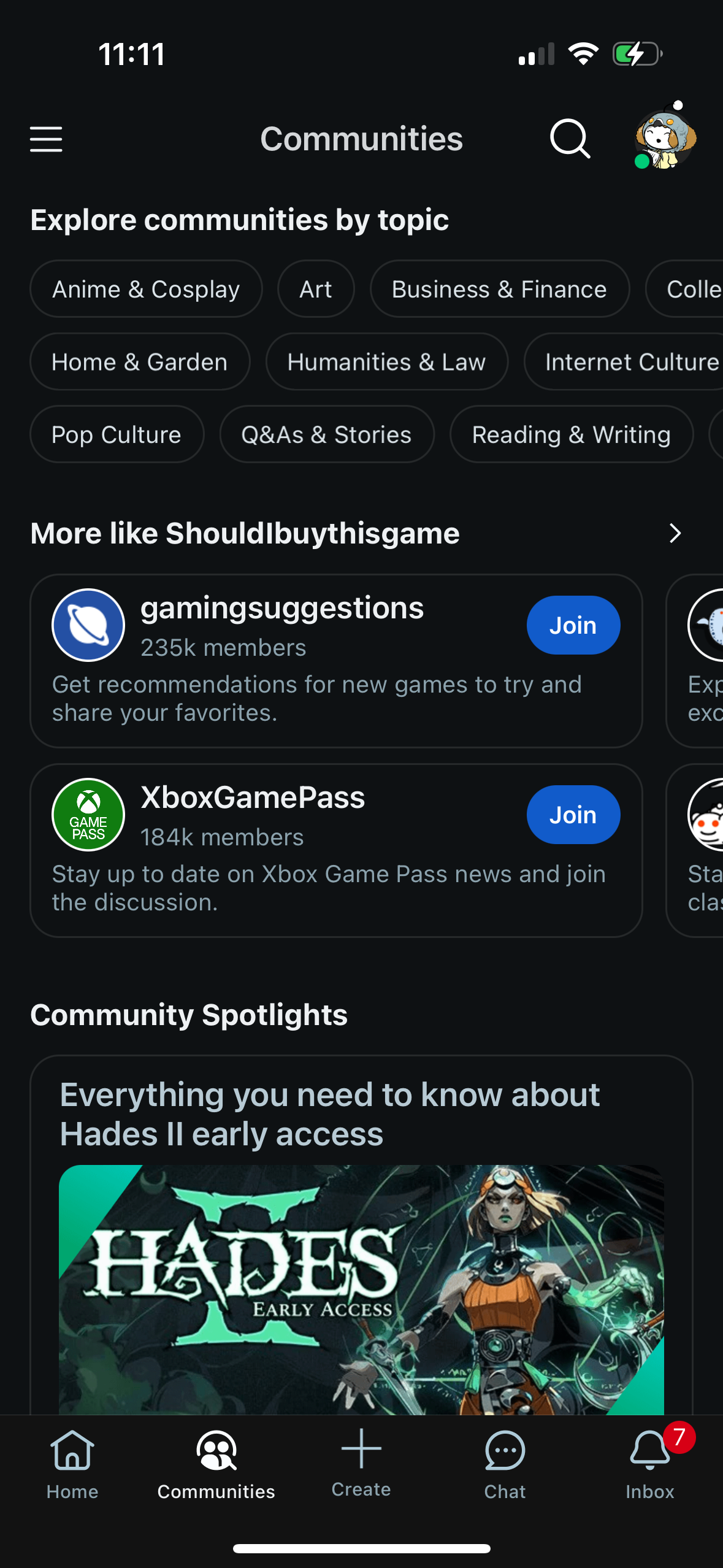 reddit app screenshot 8