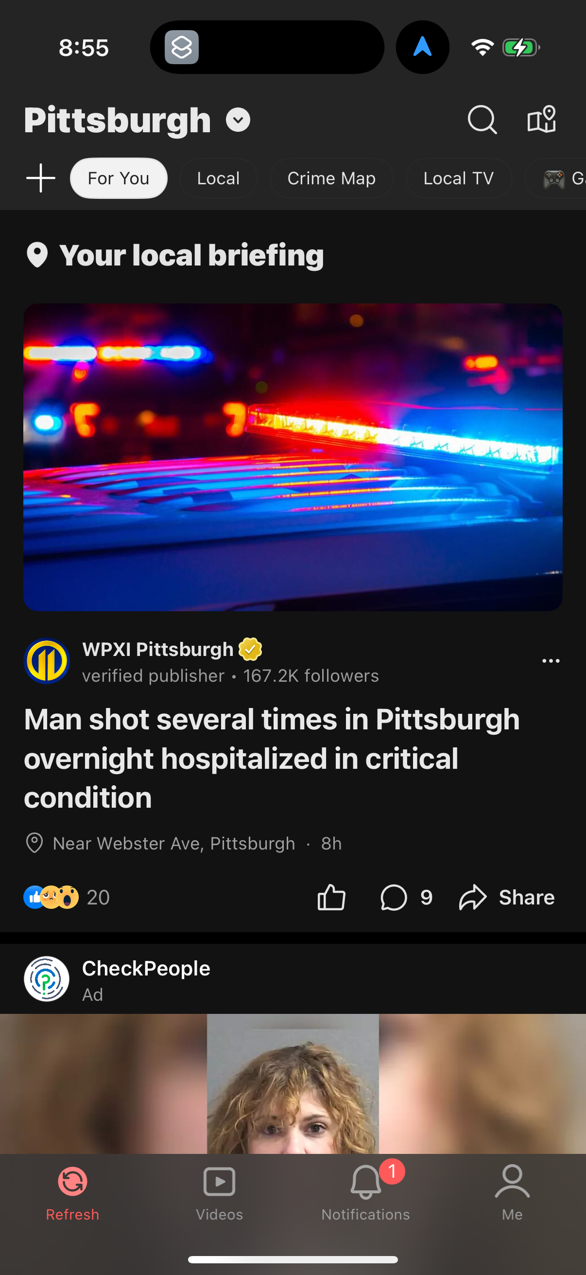 newsbreak app screenshot 1