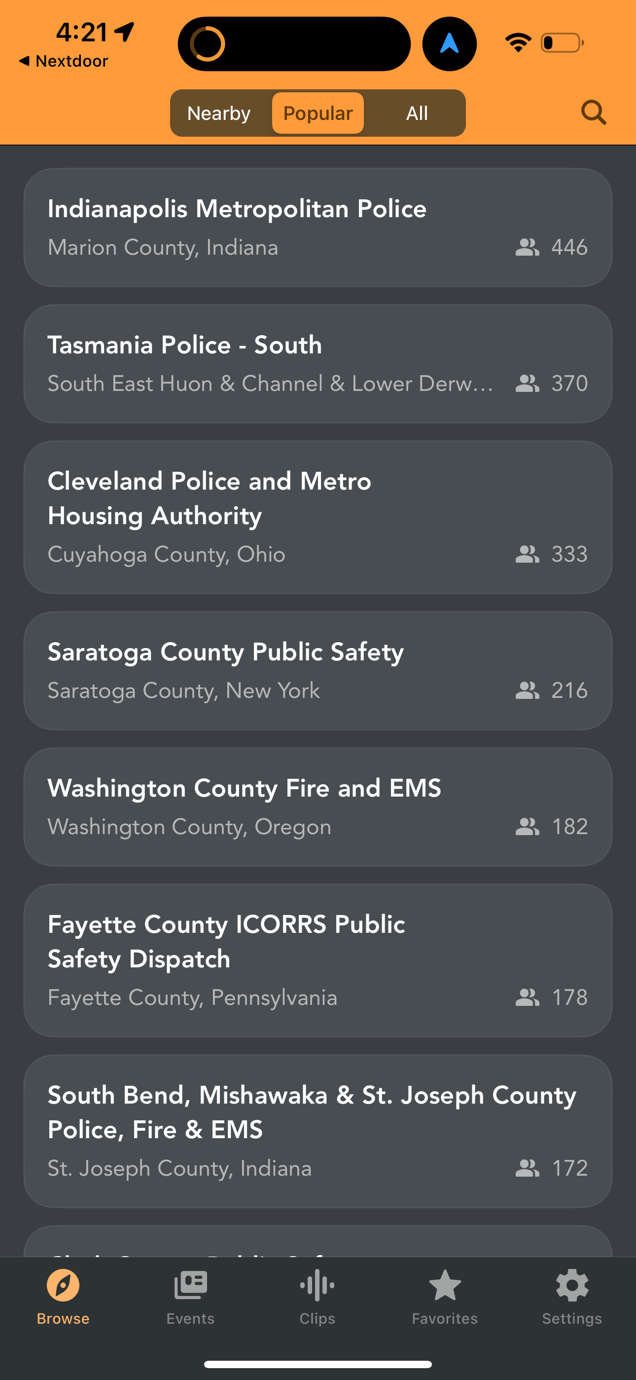 police-radio app screenshot 13