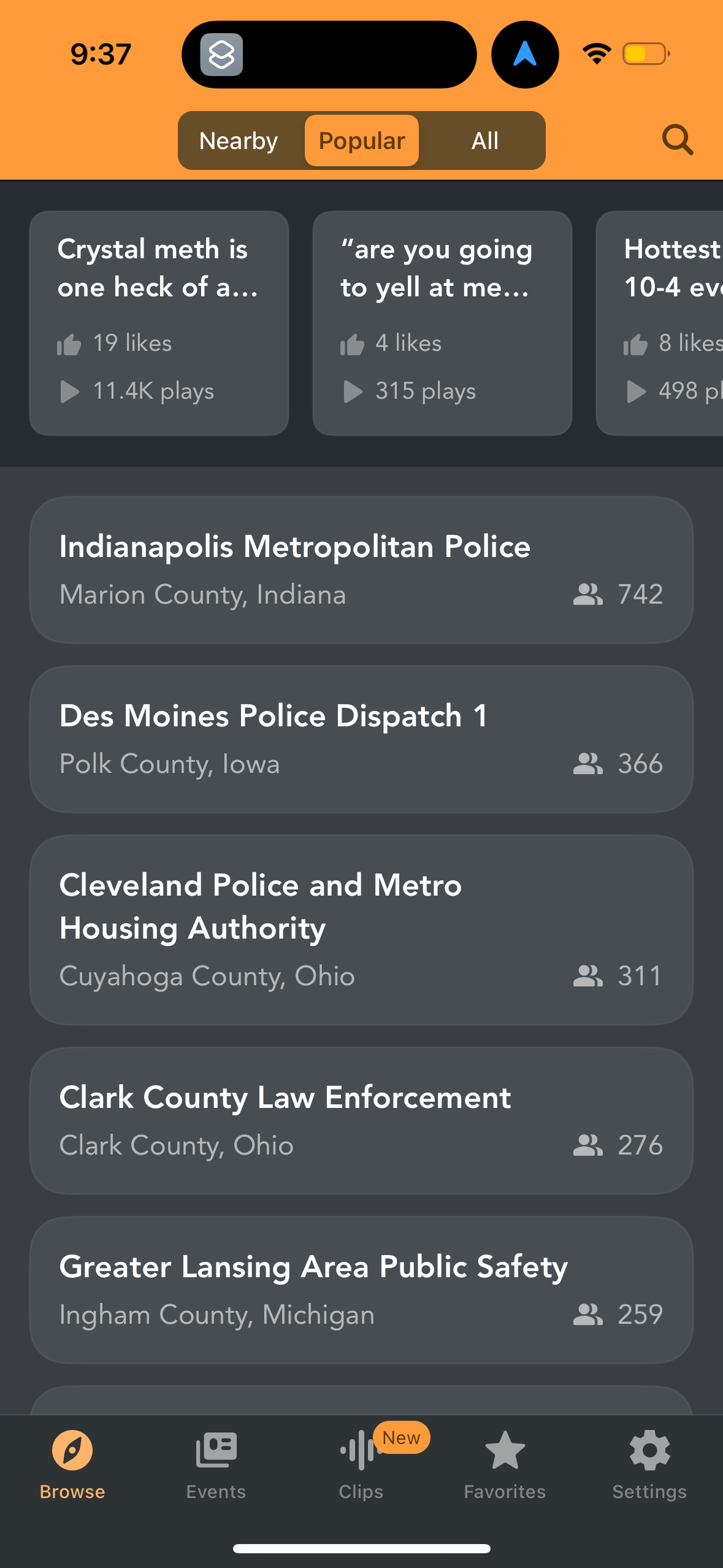 police-radio app screenshot 5