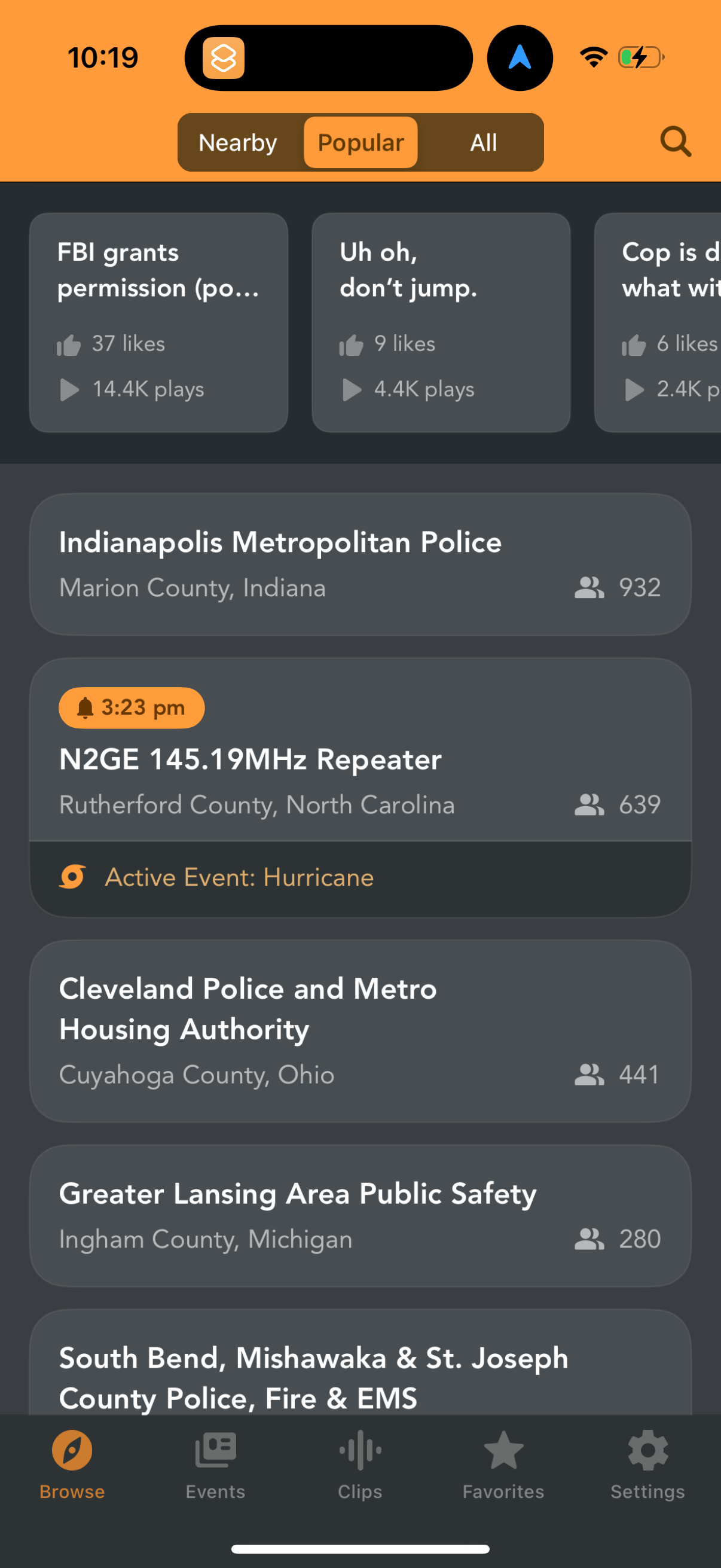 police-radio app screenshot 3