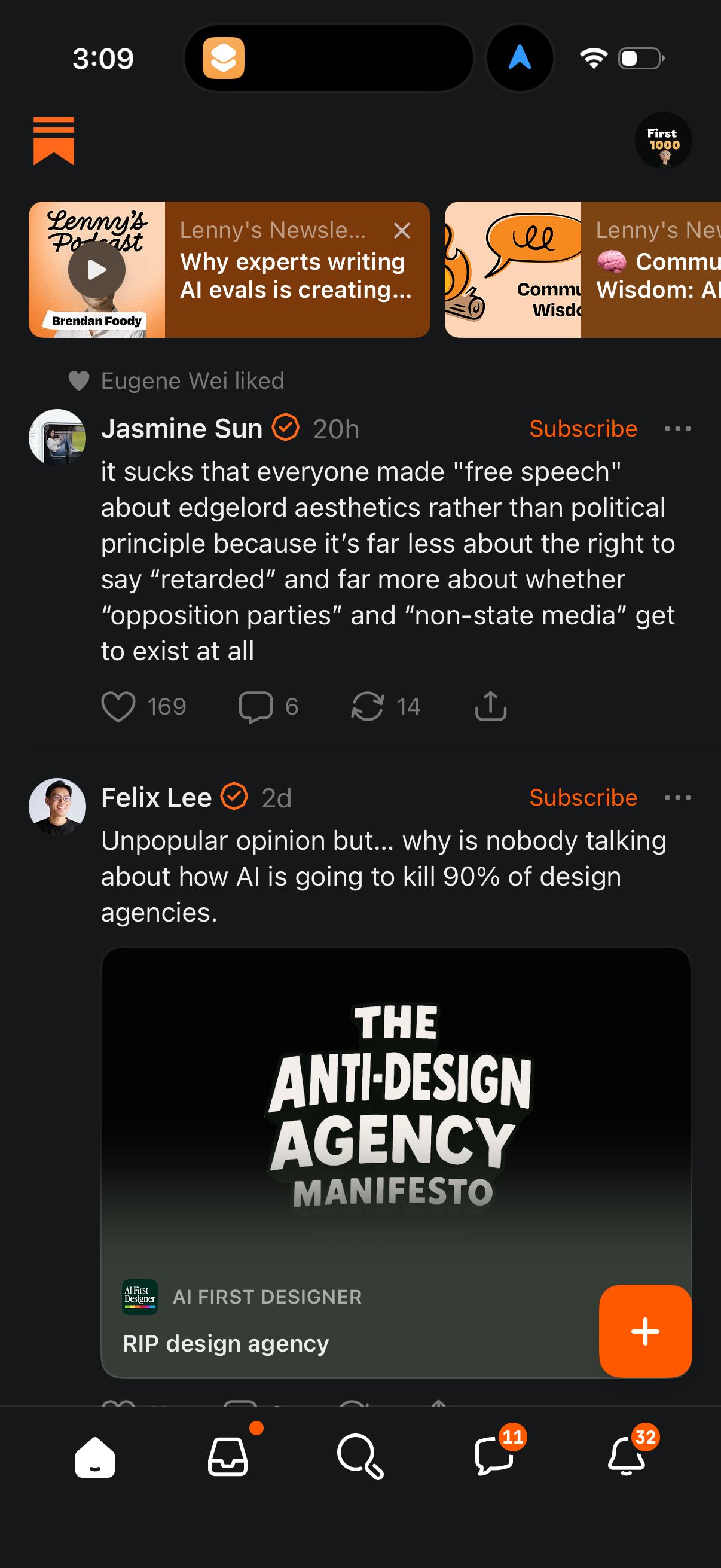 substack app screenshot 11