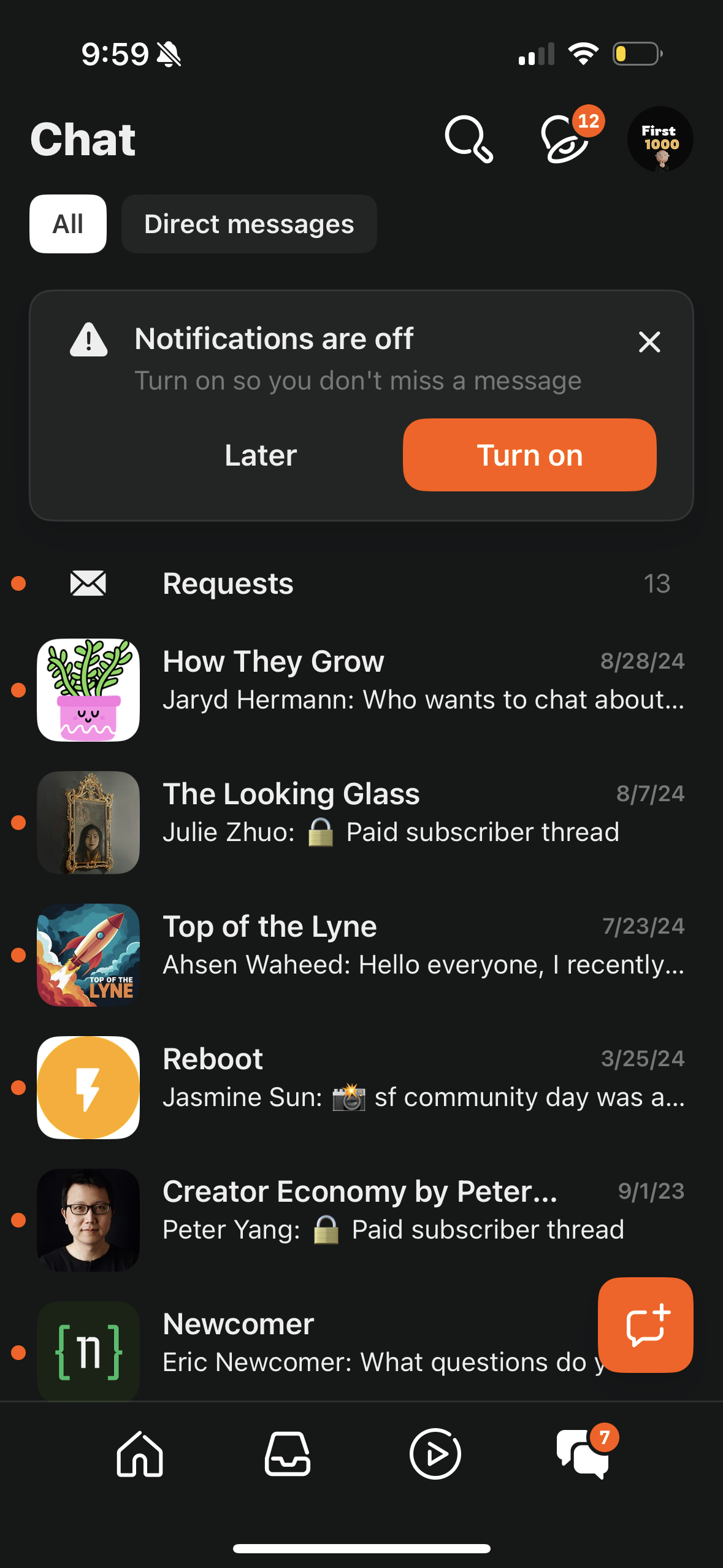 substack app screenshot 42