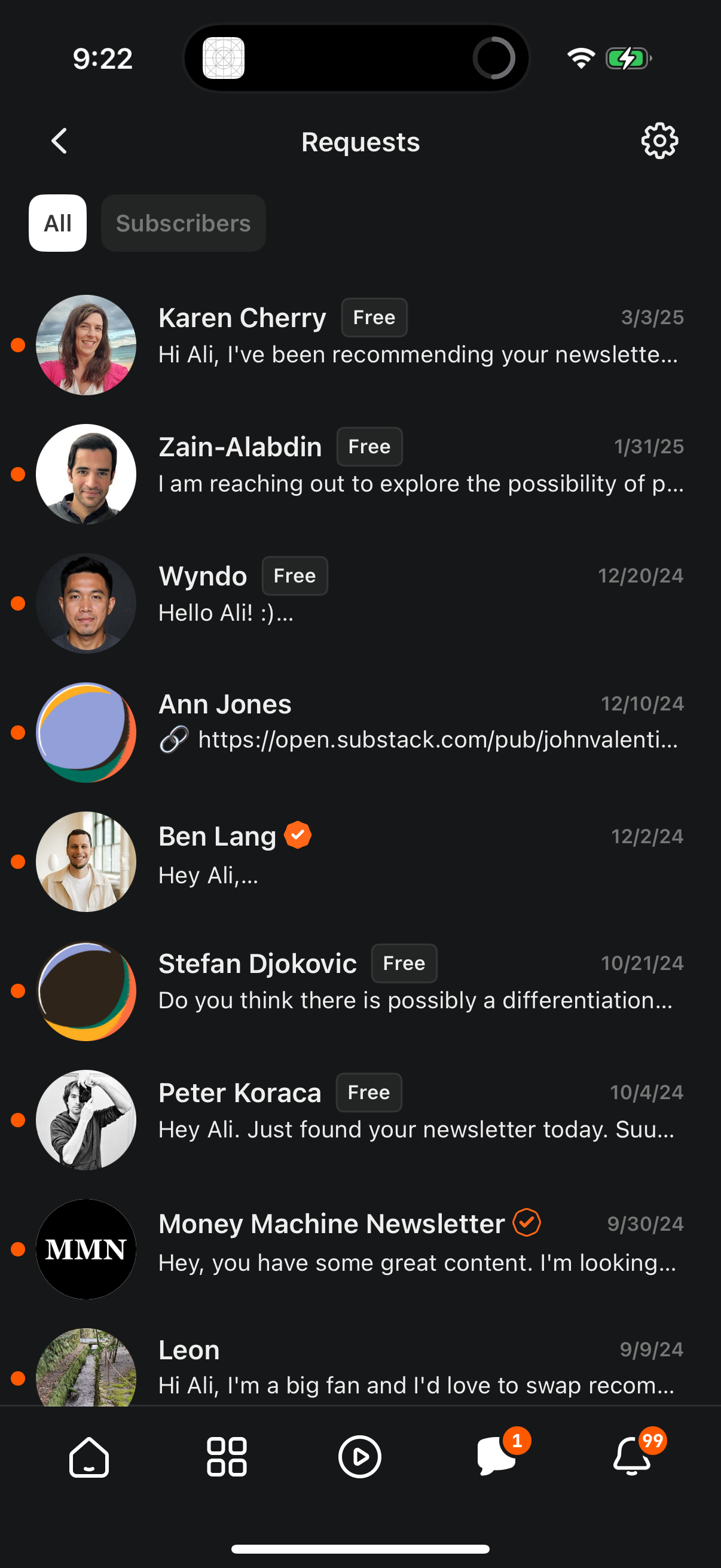 substack app screenshot 16