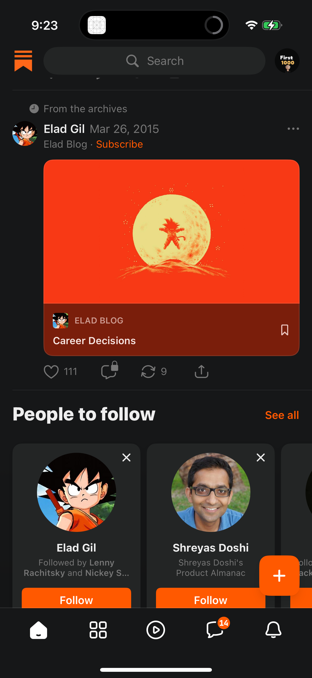 substack app screenshot 13