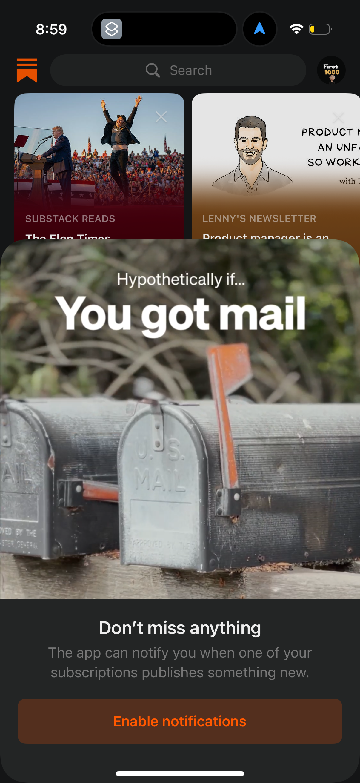 substack app screenshot 33