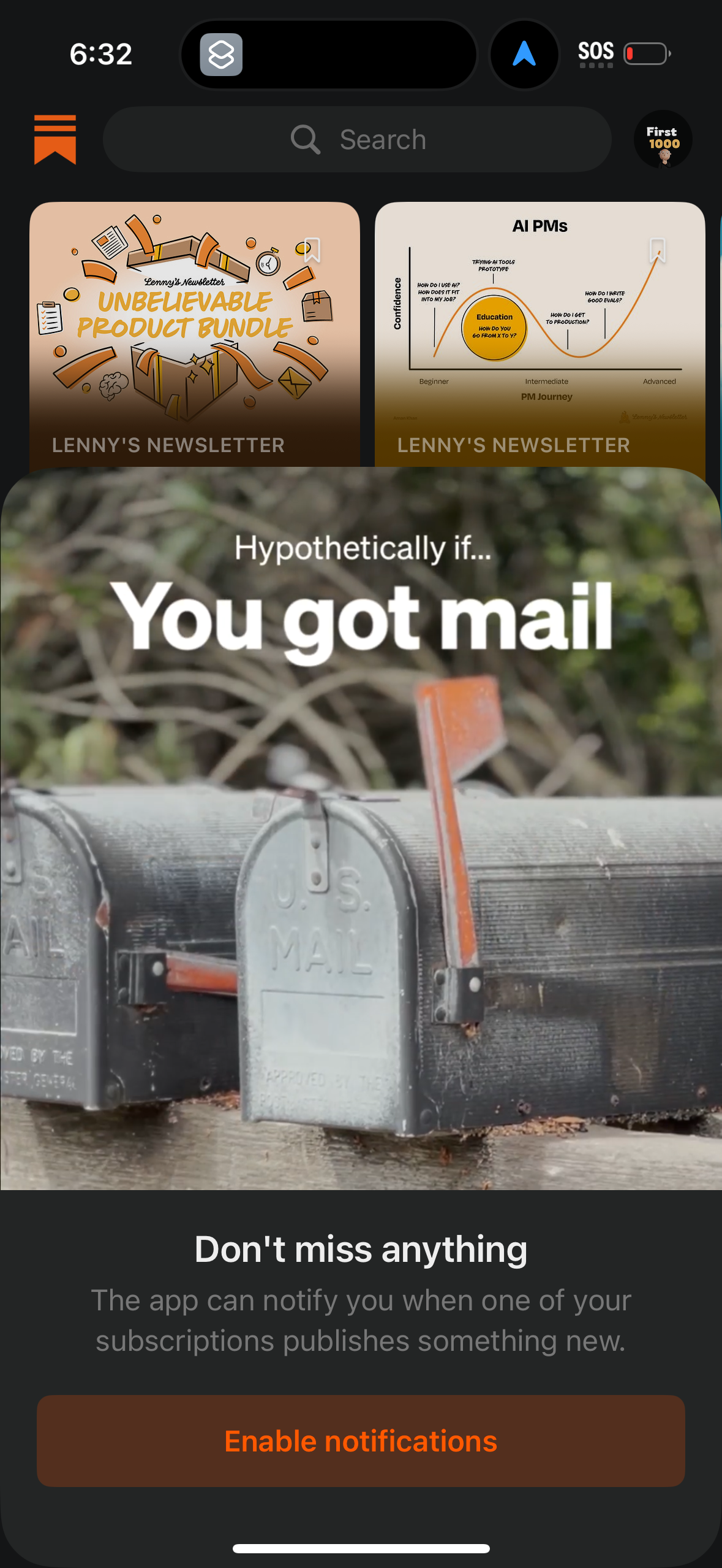 substack app screenshot 28