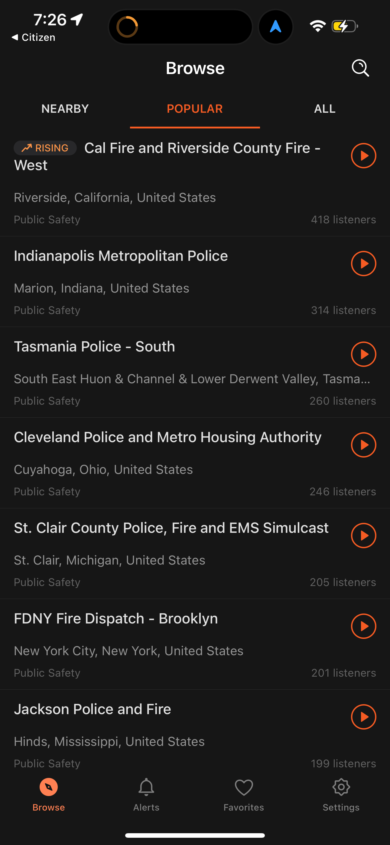 police-scanner app screenshot 28