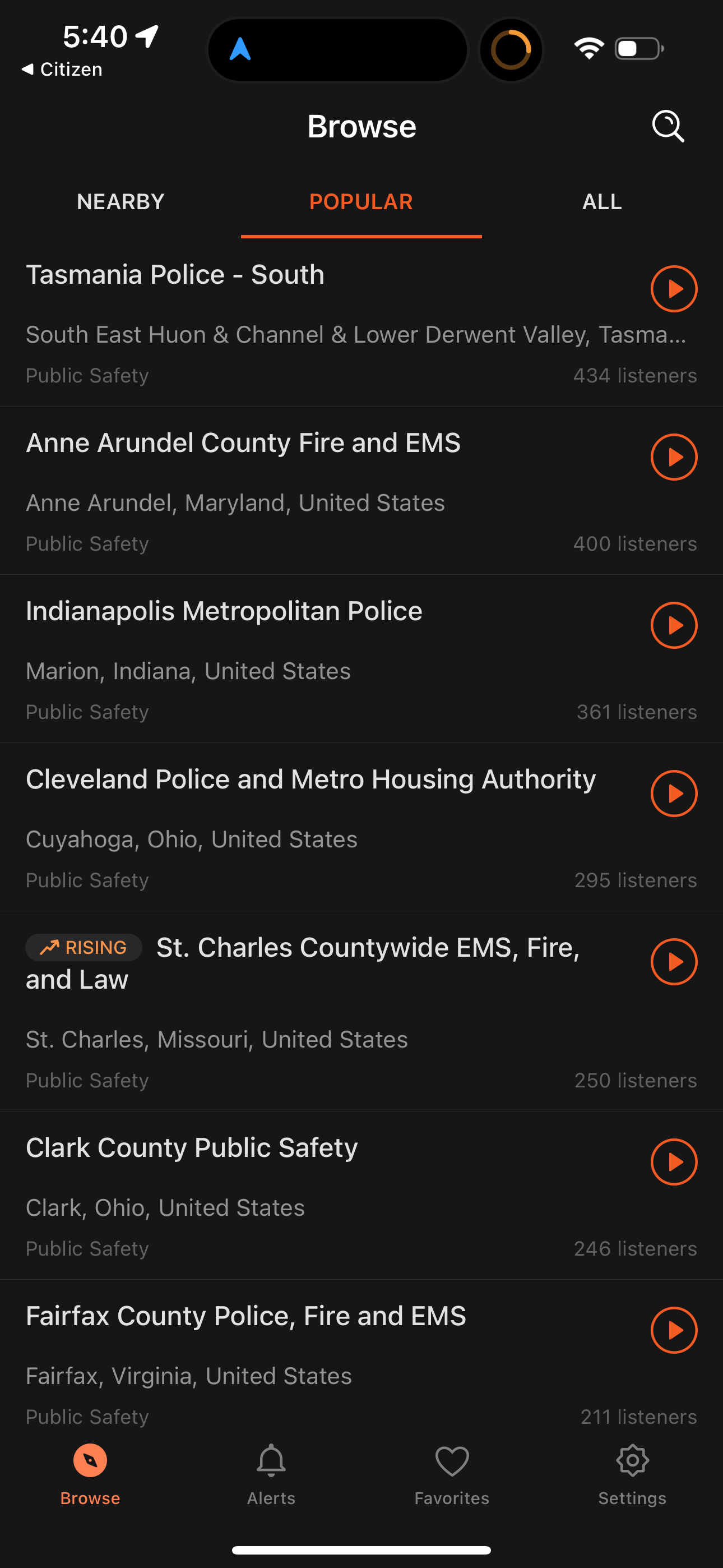 police-scanner app screenshot 26